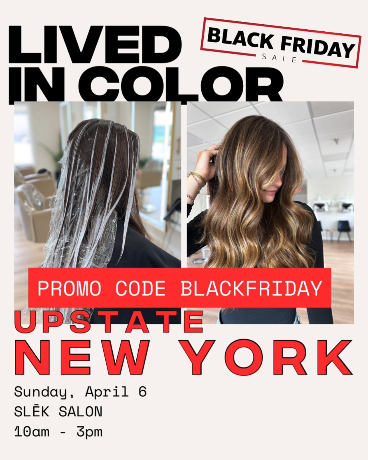 🚨 Calling all hairstylists! 🚨
✨ Elevate your craft with Adina Pignatare at our exclusive continuing education class on April 6, 2025, from 10 AM - 3 PM, at the Slēk Salon Albany location: 1801 Western Ave., Albany, NY.
💡 This transformative class includes:
✔️ 24 foil placement technique
✔️ Balayage placements & tips
✔️ Creating 64 pieces of content with 1 client
✔️ Photography hacks (with just your phone!)
✔️ Perfecting angles for stunning client shots
✔️ Mastering the art of schedule “Jenga” to maximize 💵
🎉 Black Friday Deal!
Save $50 off your ticket price with promo code 📣BLACKFRIDAY when you purchase by December 1, 2024.
👉 Secure your spot now via the Eventbrite link in our bio or directly through Adina’s page.
🚪 Spots are LIMITED—don’t miss this chance to grow your skills, boost your income, and expand your creativity! 💇♀️📸
HairEducation BalayageClass StylistLife ContinuingEducation AdinaPignatare SlekSalonAlbany upstate New York hairstylist