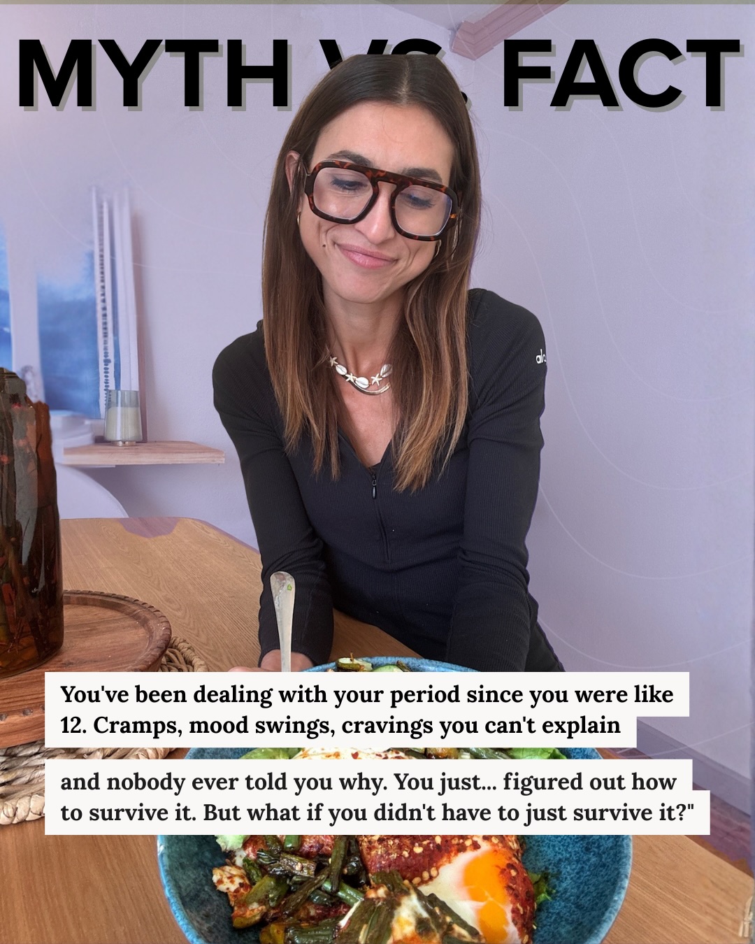 💜 What if your cycle wasn’t something to survive? Your body moves through hormonal phases every month.
So instead of assuming something is “wrong,” try this first:
✔ Track your cycle
✔ Notice patterns in mood, cravings, and energy
✔ Give it 2–3 months of data before judging your body
Understanding your cycle turns confusion into clarity.
Because when you know your patterns, you can support your body instead of fighting it.
Forward this to someon who also deserves to understand her hormones.
Follow @bodymind.reset for more myth busting!
#mythbusting #bodymindreset #womencycle