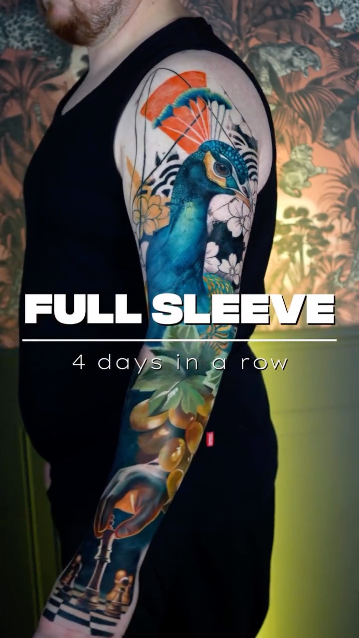 He flew from Germany for this sleeve.
Four days. Back to back sessions. One full arm.
Because he was traveling from overseas, we had to complete the entire piece in a single trip. That meant four long days of tattooing in a row.
He sat like an absolute champion the whole time.
I never take this kind of trust lightly. The fact that people are willing to travel across the world and endure the process just to collect my work means everything to me.
Respect to every client who commits to the journey.
#tattoo #peacocktattoo #rabbittattoo #fullsleevetattoo #yegtattoo
