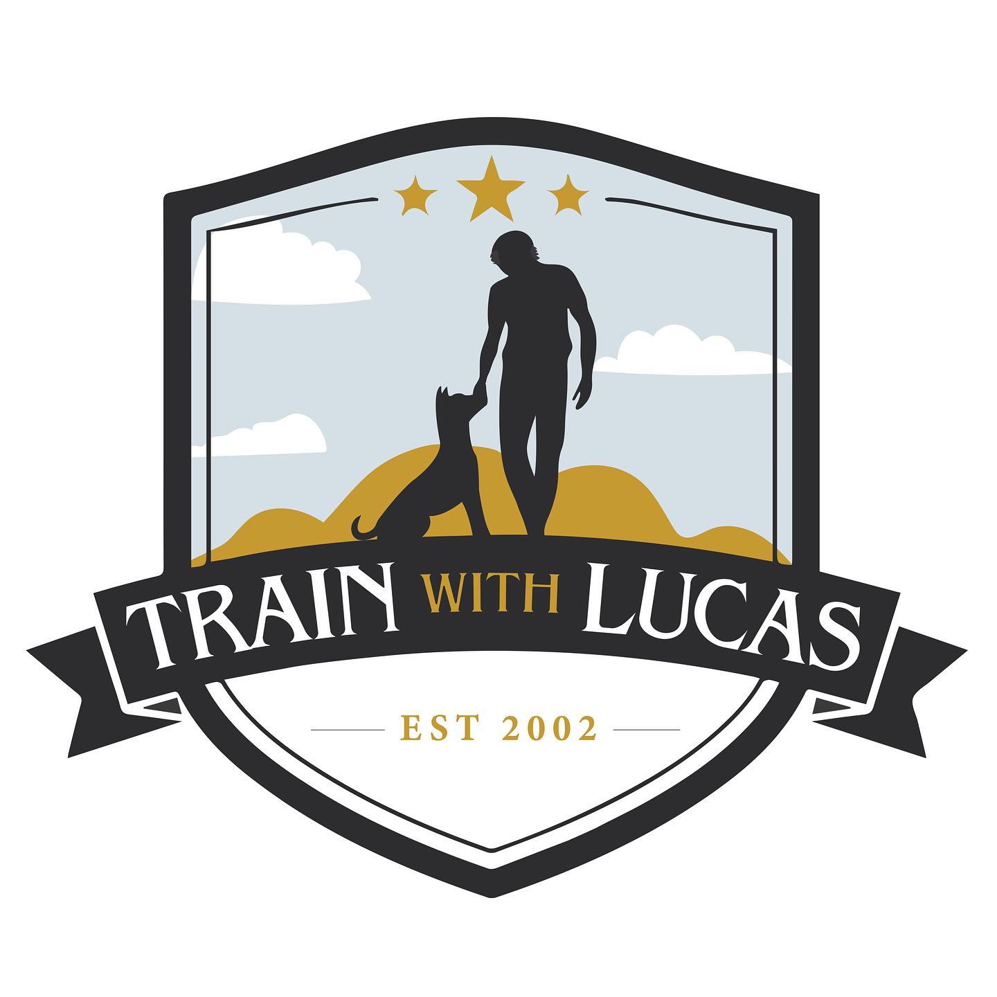 Had a lot of fun designing a new logo for the best dog trainer around! Lucas Mucha truly is an animal whisperer, whether it's a canine, horse, or a goat • he brings the magic 🌟 🐕 🐎. We also had this gorgeous sign made for his new training facility by @oxleywoodworks