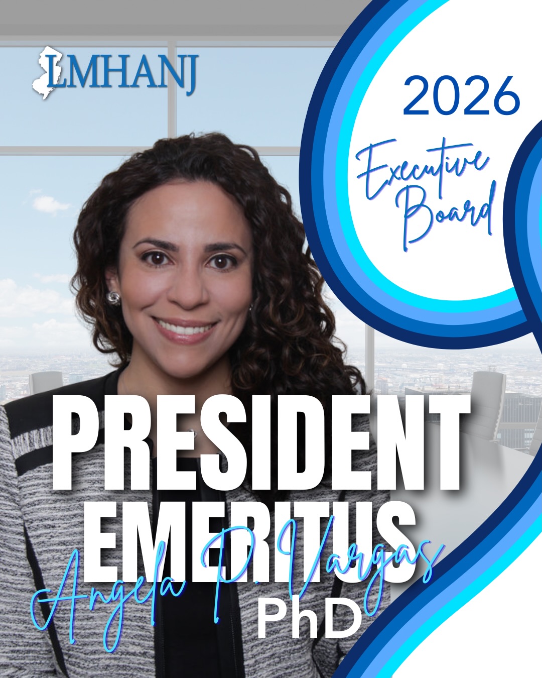 📣 2026 LMHANJ Executive Board Spotlight 📣
Angela Vargas, Ph.D. - President Emeritus
We’re proud to highlight our President Emeritus, Angela Vargas!
Dr. Vargas is a licensed psychologist in New Jersey and New York and owner of @viapsychology , a practice specializing in immigration evaluations. She also serves as Clinical Liaison for the Mental Health Counseling MA program at Fordham University.
Since joining the LMHANJ Executive Board in 2019, she has held several leadership roles including Secretary, Treasurer, and Program Coordinator, helping guide the organization’s growth.
Thank you, Dr. Vargas, for your continued leadership and dedication to LMHANJ!
Visit our website to read Angela’s full bio.
To learn more about membership, our annual conference, or our scholarship, visit: www.latinomentalhealthnj.com