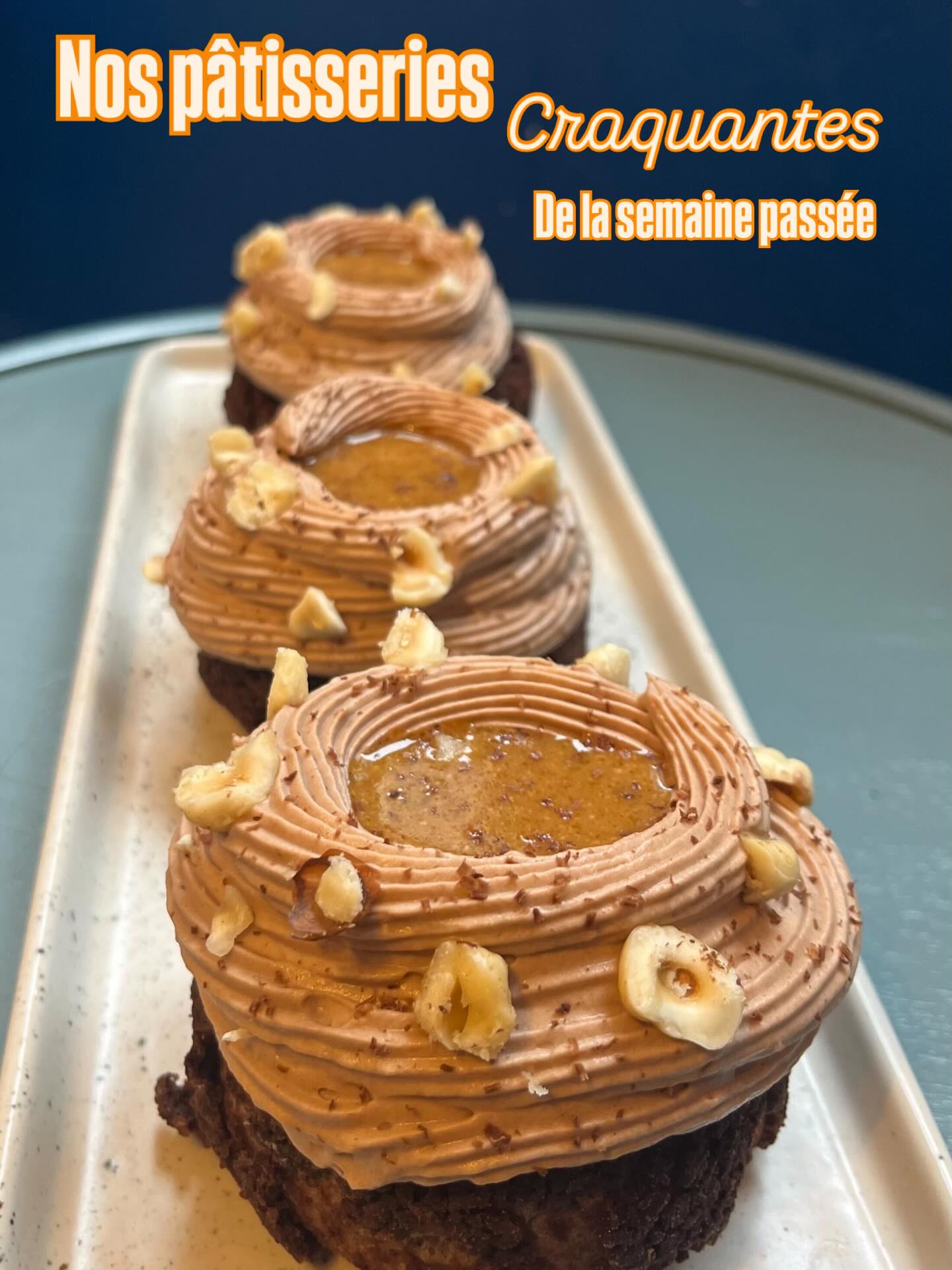 Nos desserts du jour, absolument craquants de la semaine passée 🫶 Vous en avez goûté un ? #traiteur #lunch #breakfast #brunch #coffeeshop