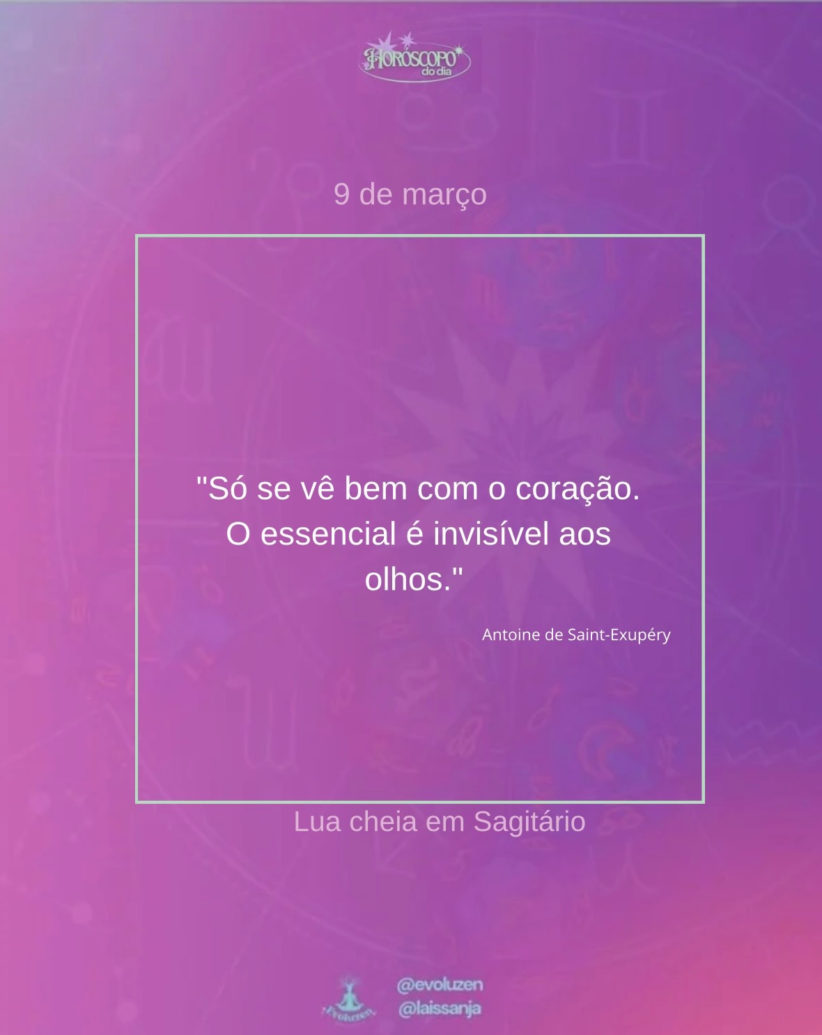 9 de março 🌟✨
