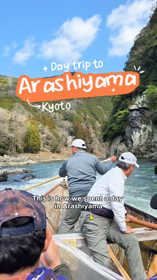 I think we should normalize seeing the tourist spots.
They’re famous for a reason! I live in Kyoto and have been to Arashiyama countless times, but I’m still taking my brother here now that he’s finally visiting.
I’ll be sharing our full itinerary once the vacation is over, so follow me so you don't miss it!
#kyototravel #arashiyama #japantravel #itinerary #hozugawariver