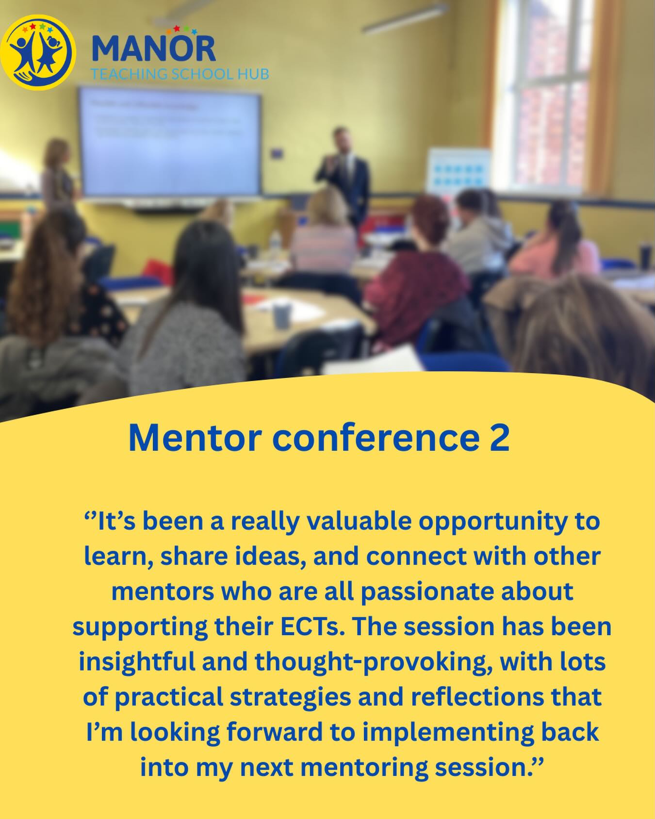 What a fantastic day at their Mentors Conference 2 today! 🌟
Days like this are a great reminder of how important collaboration and continuous professional development are in education. Mentors left feeling inspired and grateful to be such an integral part of their ECT’s journey, development and growth.
#ECTMentors #ProfessionalDevelopment #Teaching #Mentoring #Education
@manormultiacademytrust @ambition.inst