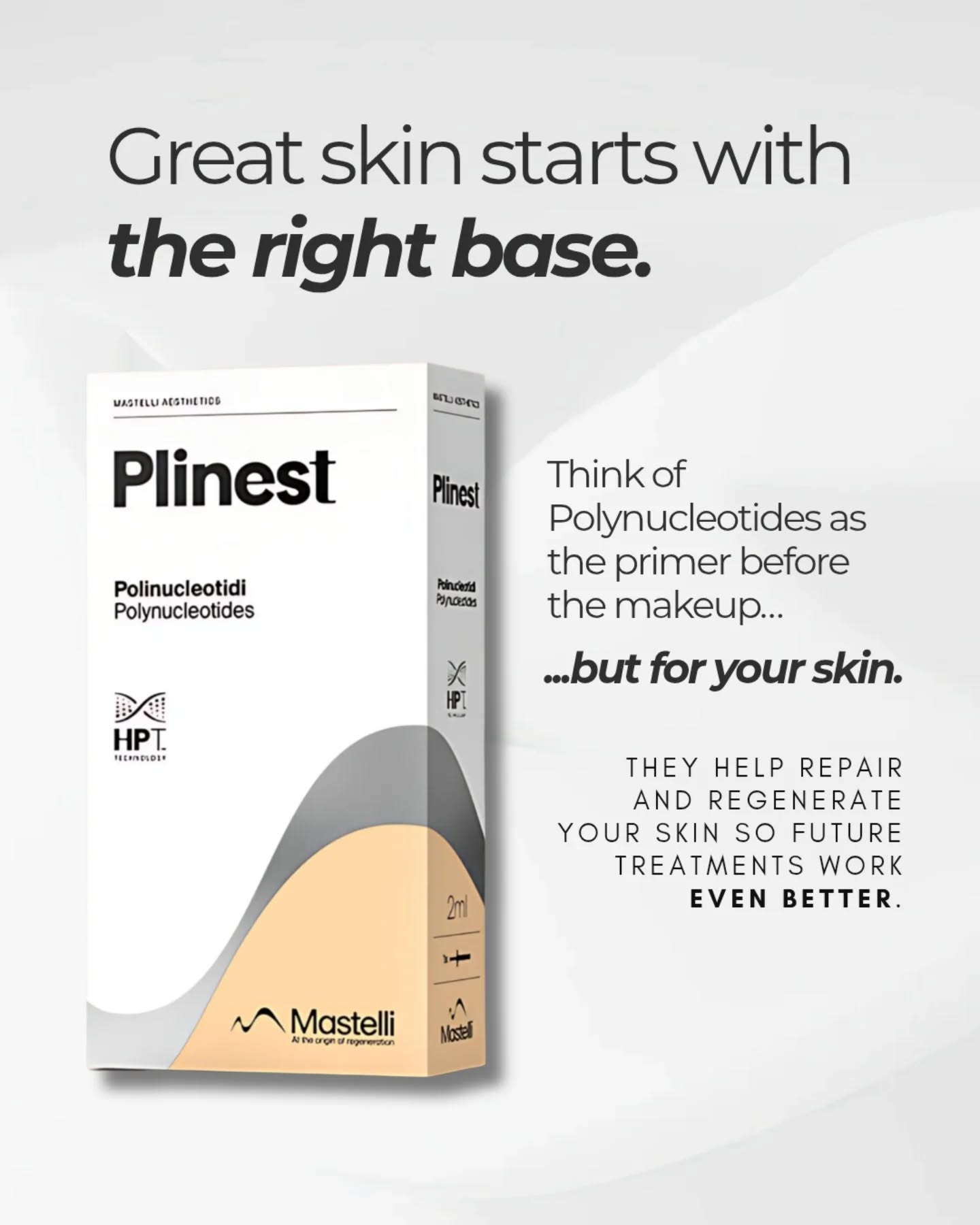 Flawless makeup starts with primer. Great skin results start with Polynucleotides ✨
Just like makeup sits better on primed skin, many skin treatments work better when your skin is healthy, repaired and prepared first.
Polynucleotides help support skin regeneration, improve texture and strengthen the skin from within - creating the perfect foundation for future treatments.
If you’re curious about how they work and why they’re becoming so popular in aesthetics for 2026, we have explained everything in our latest blog post.
🔗 Read it NOW via the link in our bio.
#polynucleotides #skinregeneration #skinrenewal
#primer #isleofwight