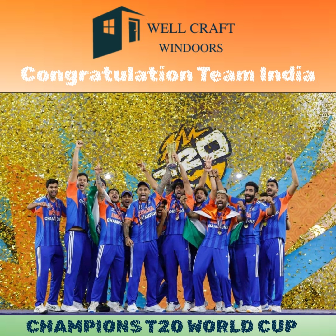 Congratulation Team India! #t20worldcup2026 #indiancricketer #wellcraftwindoors #rcb