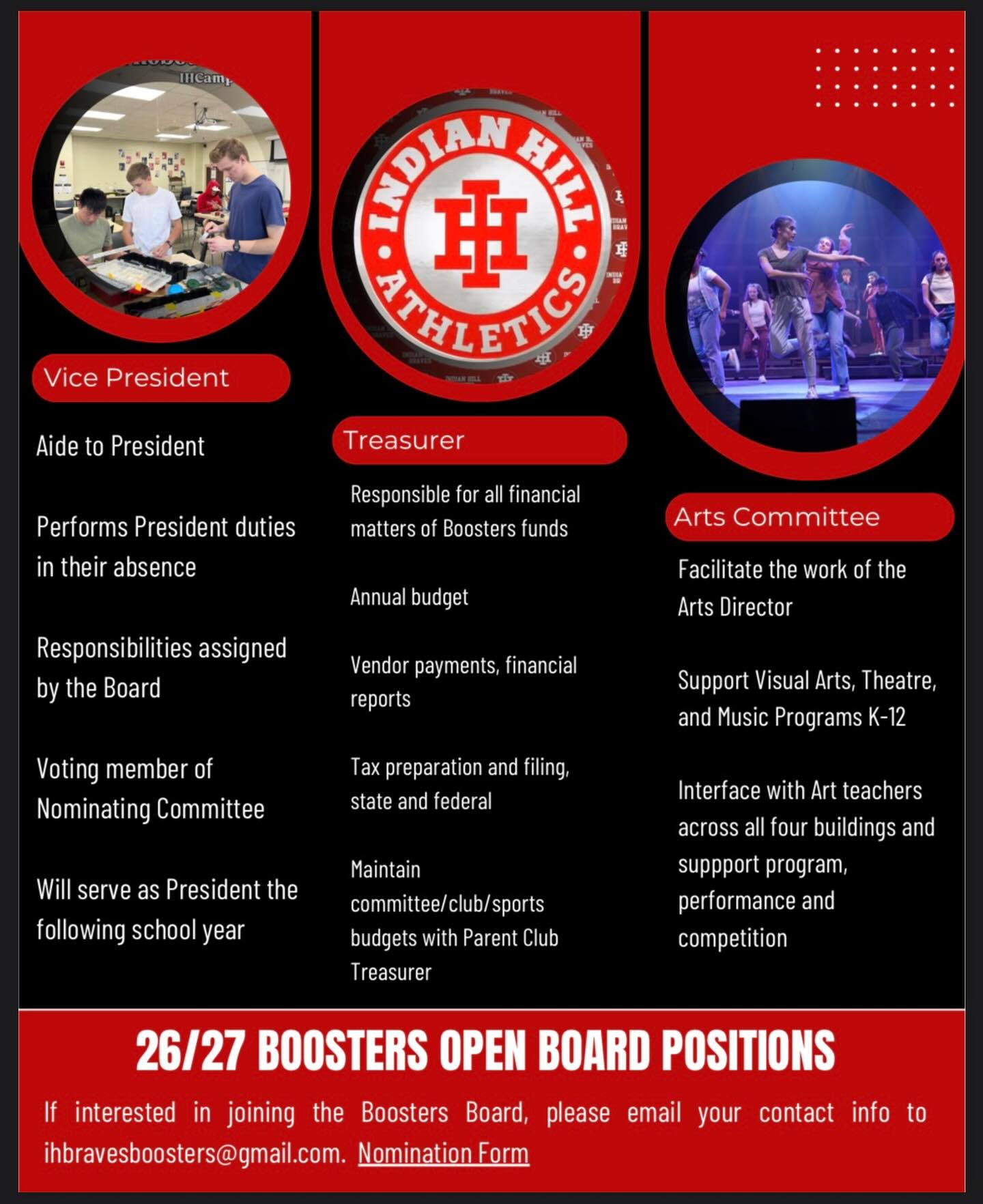 Ready to make a difference? We are looking for volunteers to join our team, check out our nomination form on our profile. 📣 Shout out to our 25-26 Boosters sponsors: Neyra Paving, Camargo Trading, Jaguar Land Rover Cincinnati, John R. Jurgesen Co, Sibcy Cline, Bahl & Gaynor, Oyler Hines, Scarlett & Gray, Dial One Security Inc, Cincinnati Vision Group