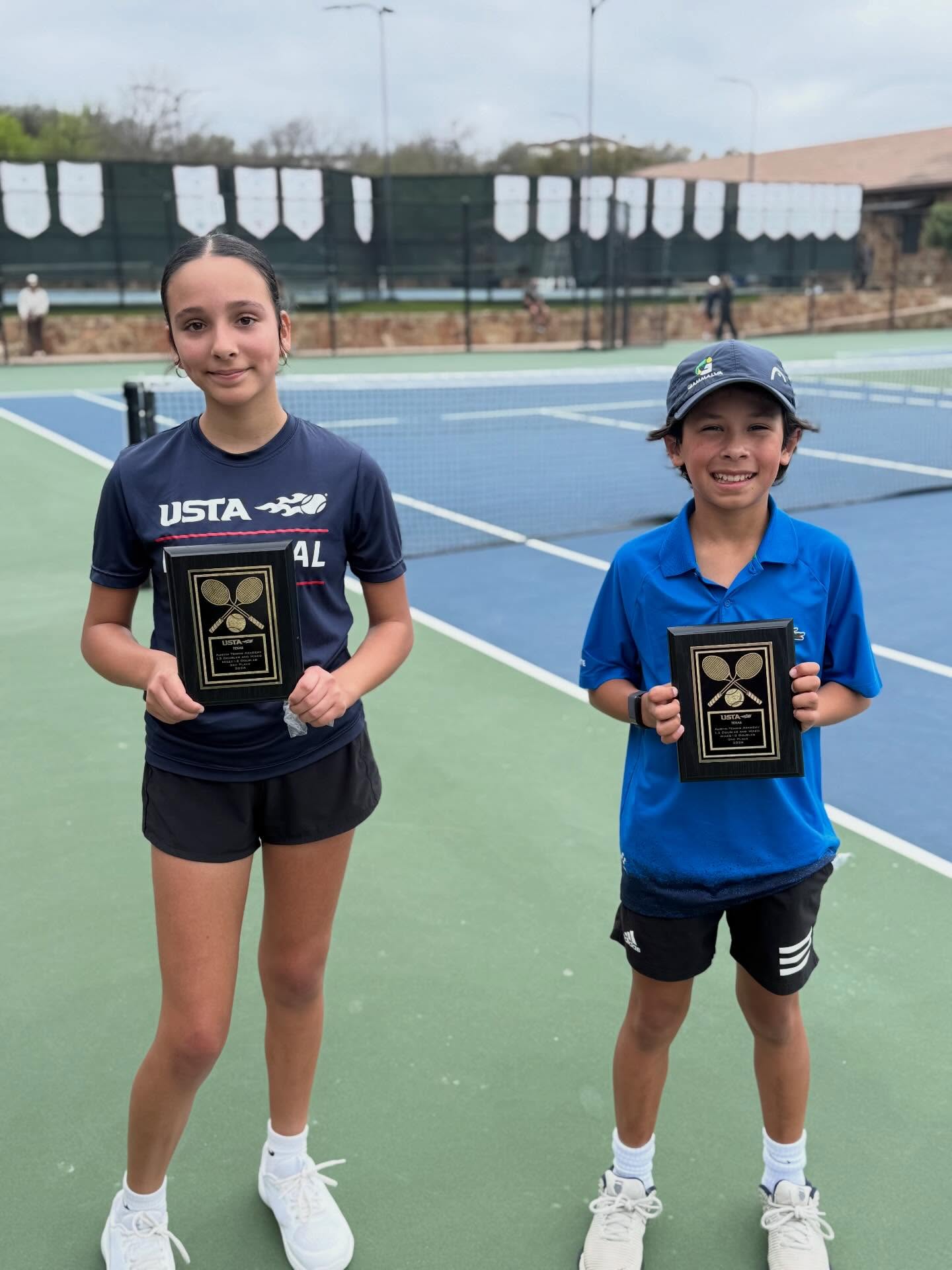 Congratulations to Inez and her mixed doubles partner for an amazing performance at the Austin Tennis Academy L3 12U Mixed Doubles Tournament! 🎾🥉
Finishing 3rd place is a fantastic achievement and a testament to your teamwork, determination, and hard work on the court. So proud of you! 💪🔥
#DTEA #DallasNJTL