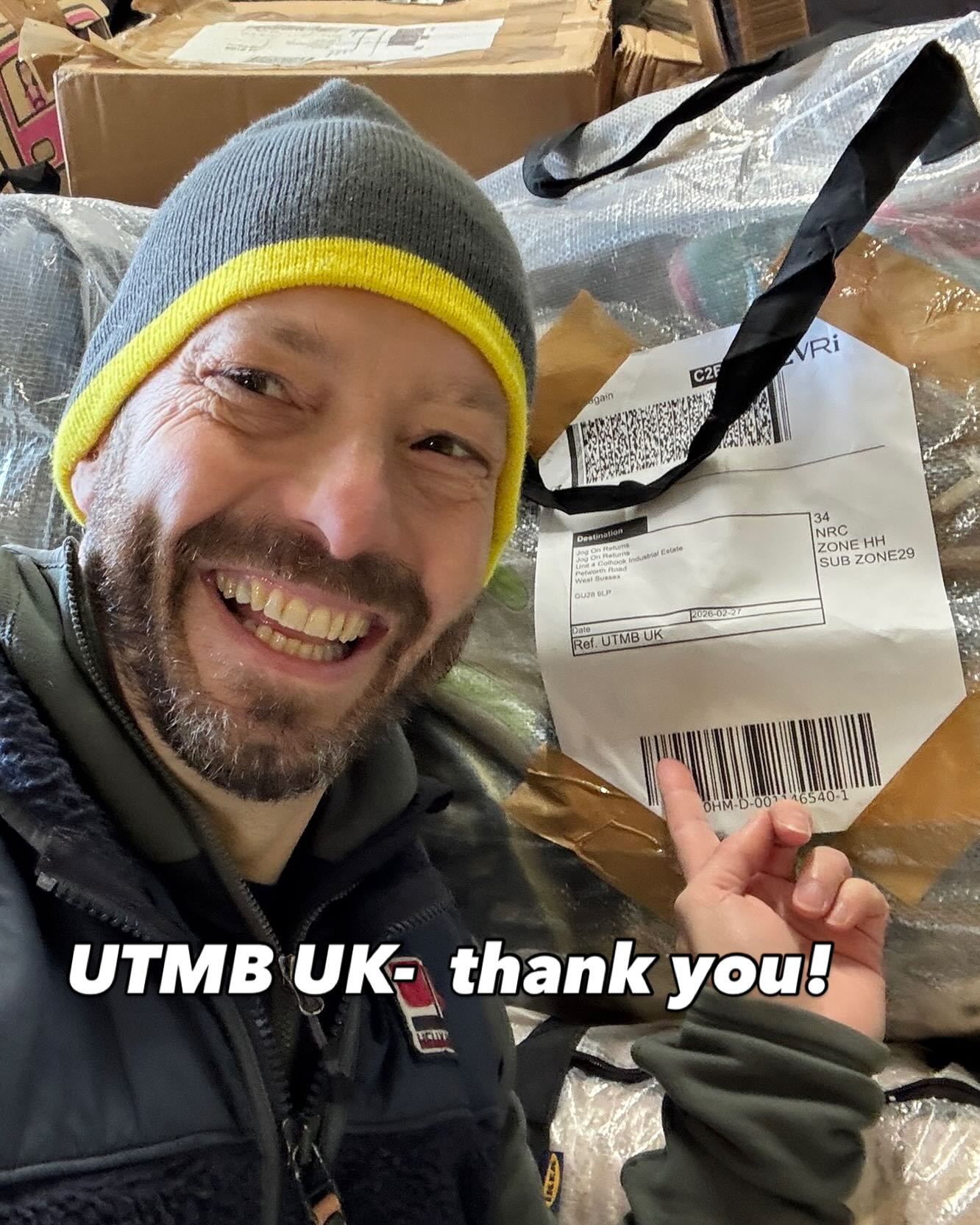 Thank you UTMB
