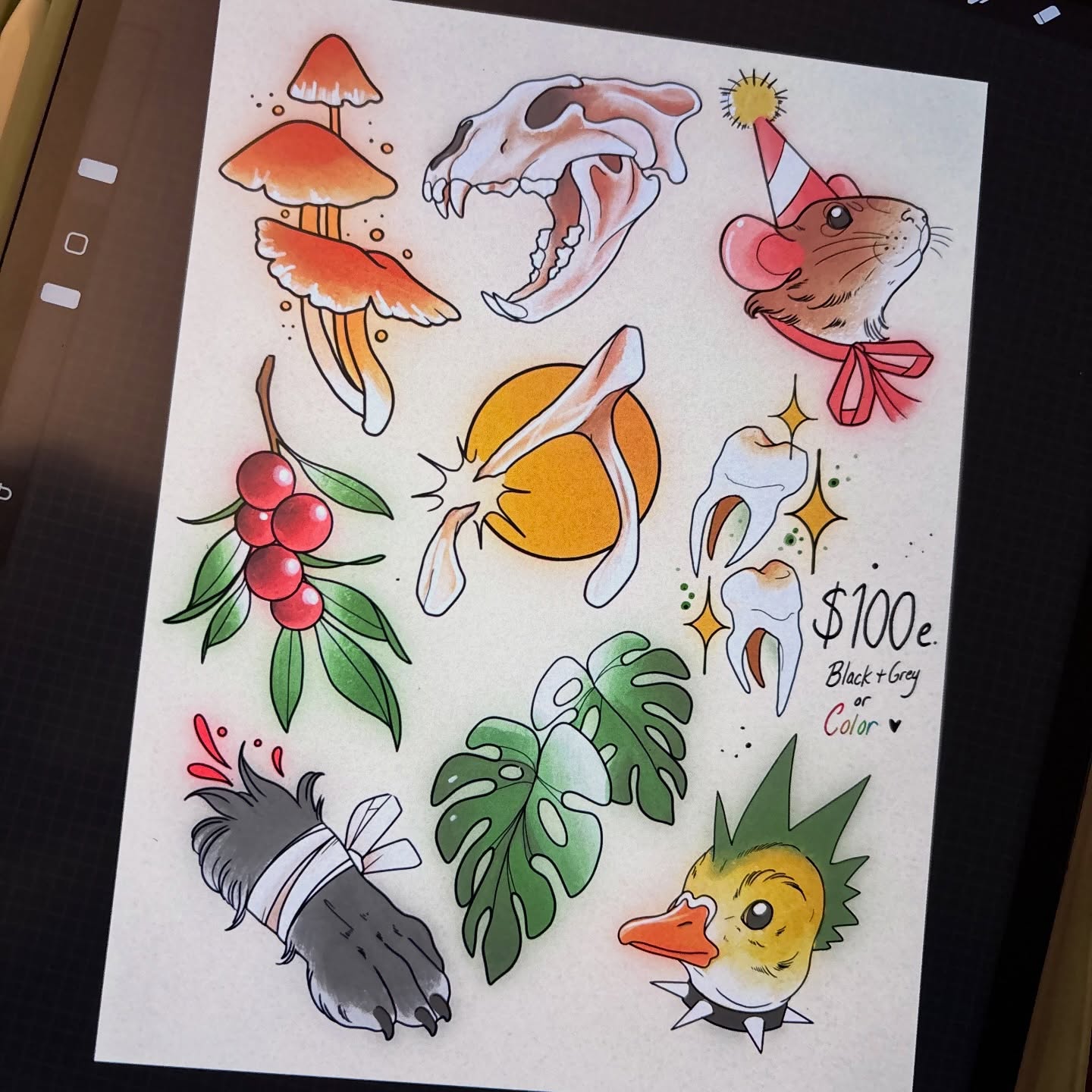 Surprise! I don’t always do Friday the 13th but this week I’m feelin ✨lucky✨
I’m going to be at @blackjackalopetattoo Friday all day (10:30-6) doing these guys! $100e. Blackwork or color, 2 per person max! $30 deposit to confirm your spot for Friday!
+12706815928
Text “I’m feelin’ lucky!” to my scheduling number and we’ll get you scheduled! Be sure to let us know which designs you’d like and if you’d like color or blackwork!
See you all there!
#fridaythe13th #girlswhotattoo #kentuckytattooers #tattooflash #neotradtatto