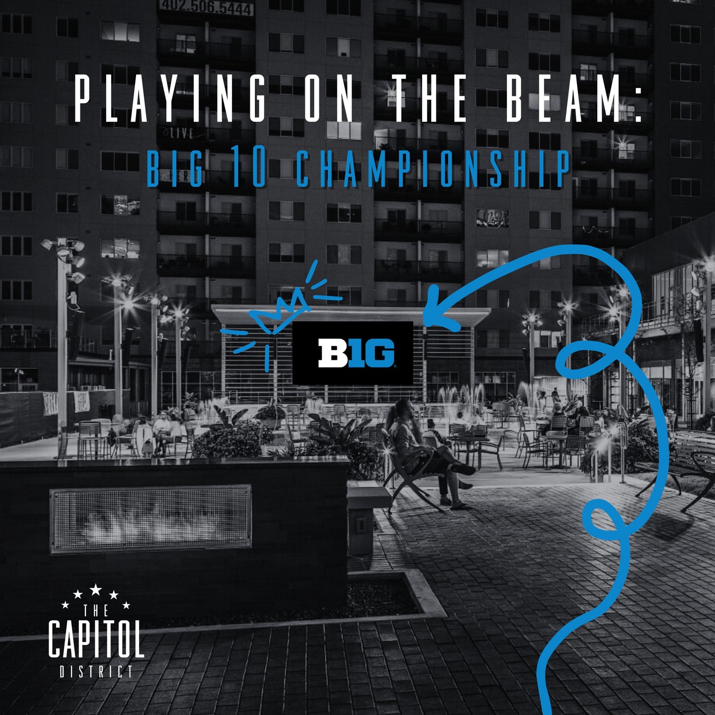 The weather forecast is warming up, and so are the basketball matchups! 🏀🔥
Join us Wednesday through Sunday to watch the Big 10 Men's Basketball Championship on the Beam! Bring your chairs and blankets, and swing by one of our surrounding spots for a drink or a bite to eat.
Check out the full schedule at the link in our bio!