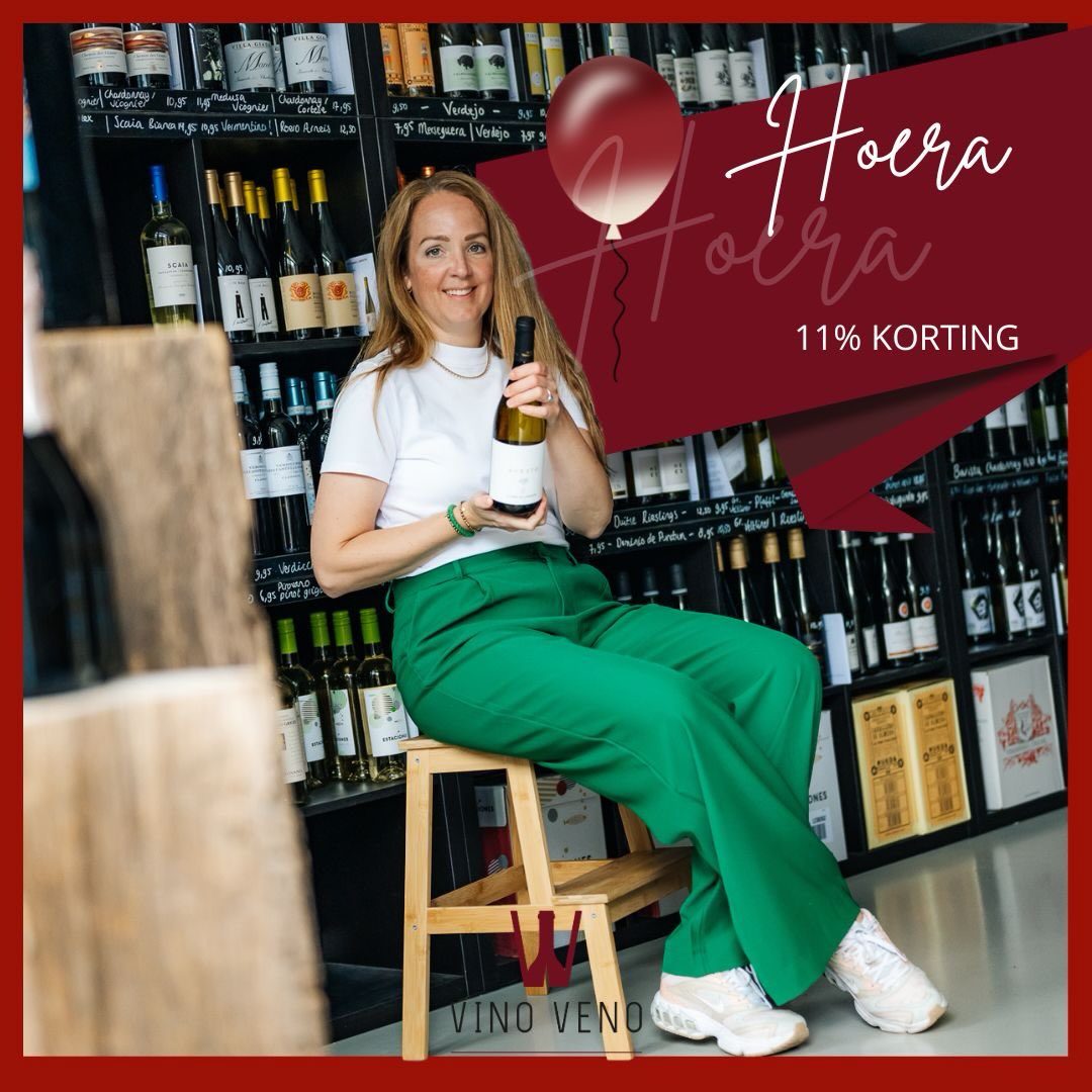 Feest vandaag, want ik ben jarig 🥳 Daarom vandaag, 11 maart.. 11% korting op het gehele assortiment 😃(uitgezonderd andere acties)
www.vinoveno.nl
#jarig #feest #korting #vinoveno