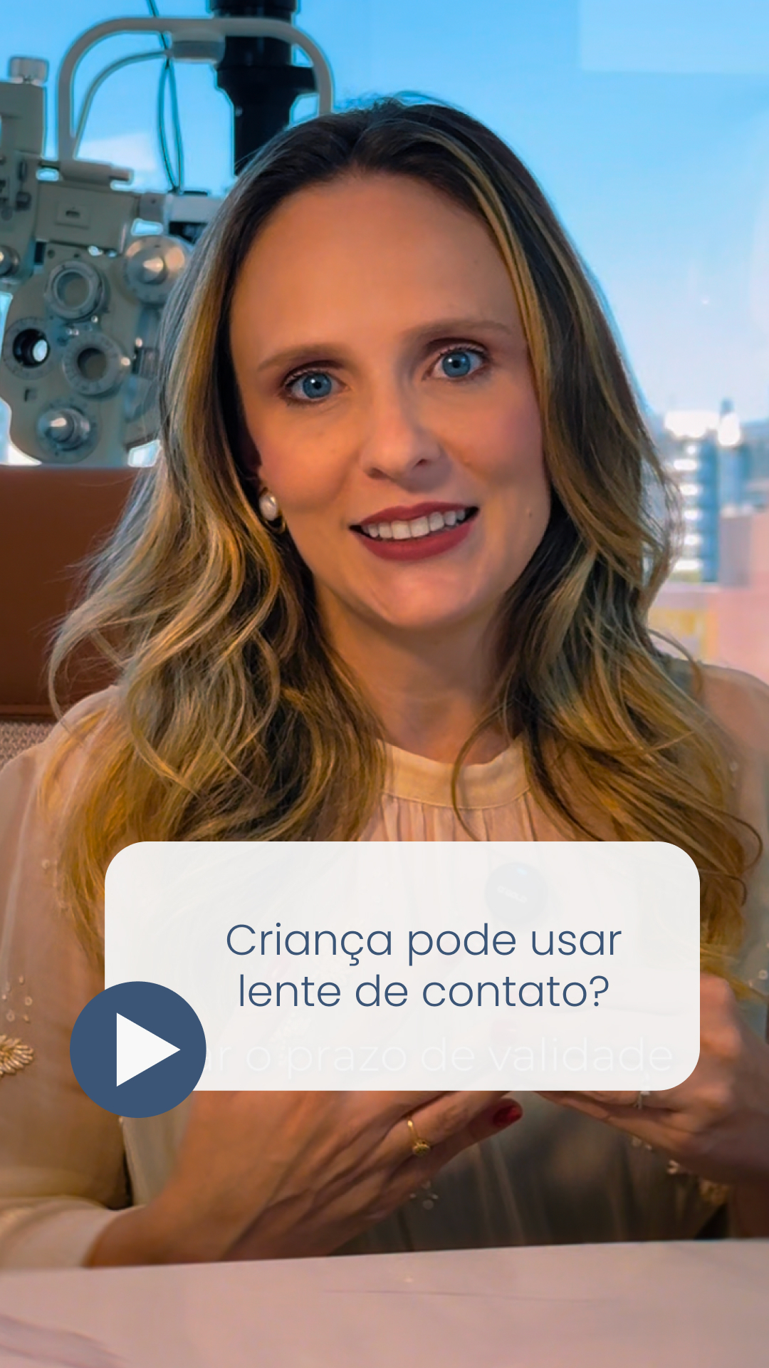 Muita gente acha que criança não pode usar lente de contato… mas isso nem sempre é verdade. 👀
Em alguns casos, o uso pode ser indicado antes da adolescência, sempre com avaliação e acompanhamento oftalmológico.
Agora quero saber: você já tinha ouvido falar disso ou é novidade pra você? 💬
Dra. Juliana Wagner Dada
Referência em Estrabismo adulto e infantil
Especialista em Oftalmologia Pediátrica
CRM39665
RQE35215
#estrabismo #saudeocular #oftalmopediatria