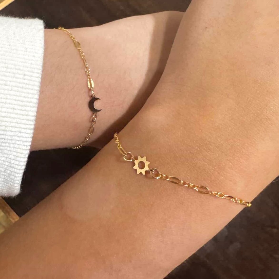 🤎☀️🤎🌙 🤎
.
.
#permanentjewelry #permanentbracelet #permanentjewelrysanfrancisco #permanentjewelrysanjose #permanentjewelrysf