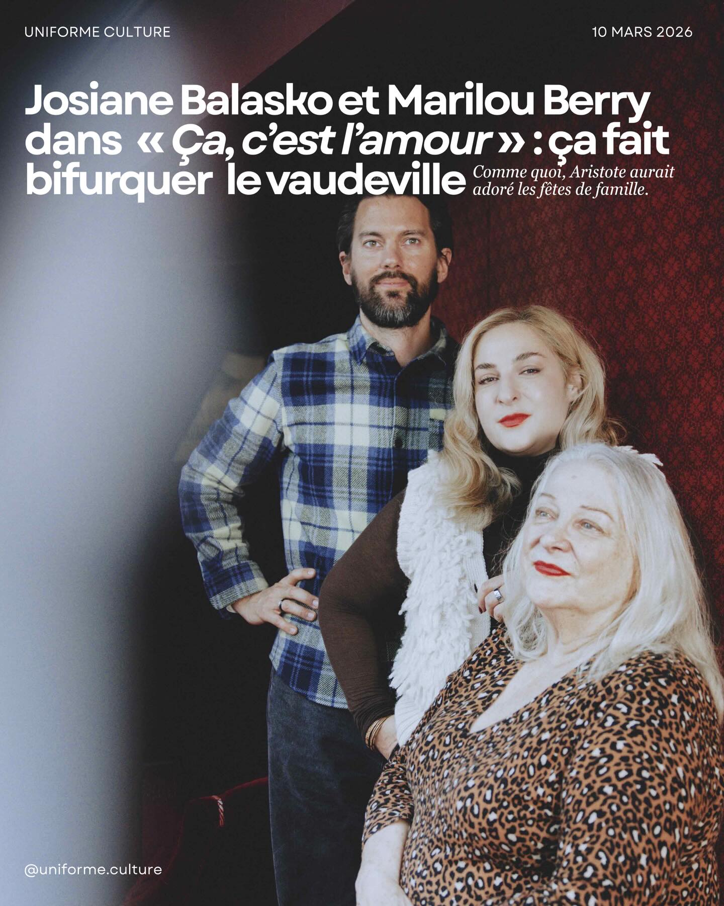 Comme quoi, Aristote aurait adoré les fêtes de famille…