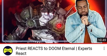 Ever seen a pastor 👔⛪️ react to a video game🎮?! ….Me either🤷🏽♂️😂 ⠀
⠀
That’s why I was SO HONORED that the @gamology team (an international site dedicated to all things video games) reached out to me to do an episode of “Experts React” and talk as a pastor about some of the potential parallels between the game “Doom Eternal” and the Christian faith. I was SOOOOO NERVOUS about how this would turn out because I have a lot of respect for the gaming community and of course for my faith but the team and the gamers have shown nothing but love. ⠀
⠀
I have a passion for creating bridges between faith and different parts of culture so this was such a dope way to start the year. To my new Gamology fam, THANK YALL FOR SHOWING LOVE TO A BROTHA!! ⠀
⠀
If you’re a gamer and wanna check it out or you just wanna hear me nerd out about the Bible, Jesus, spiritual warfare and this game, then check out the full vid on Gamology’s YouTube page! ⠀
⠀
Cousin Jeremiah, this ones for you little bro ✊🏽✊🏽⠀
⠀
#BuildingWithoutABlueprint #PreachP #DoomEternal #Gamers #ChristianGamers #GoYeOutIntoAllTheWorld #FaithAndCulture