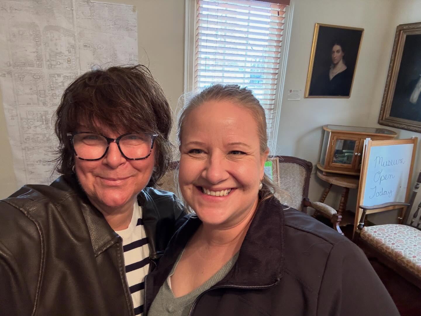First of all, I need a haircut second of all with my new client the Port Royal museum and executive Director Kerri Holland whom I'm gonna have a blast working with I'm just saying another historical client which I love so much!!