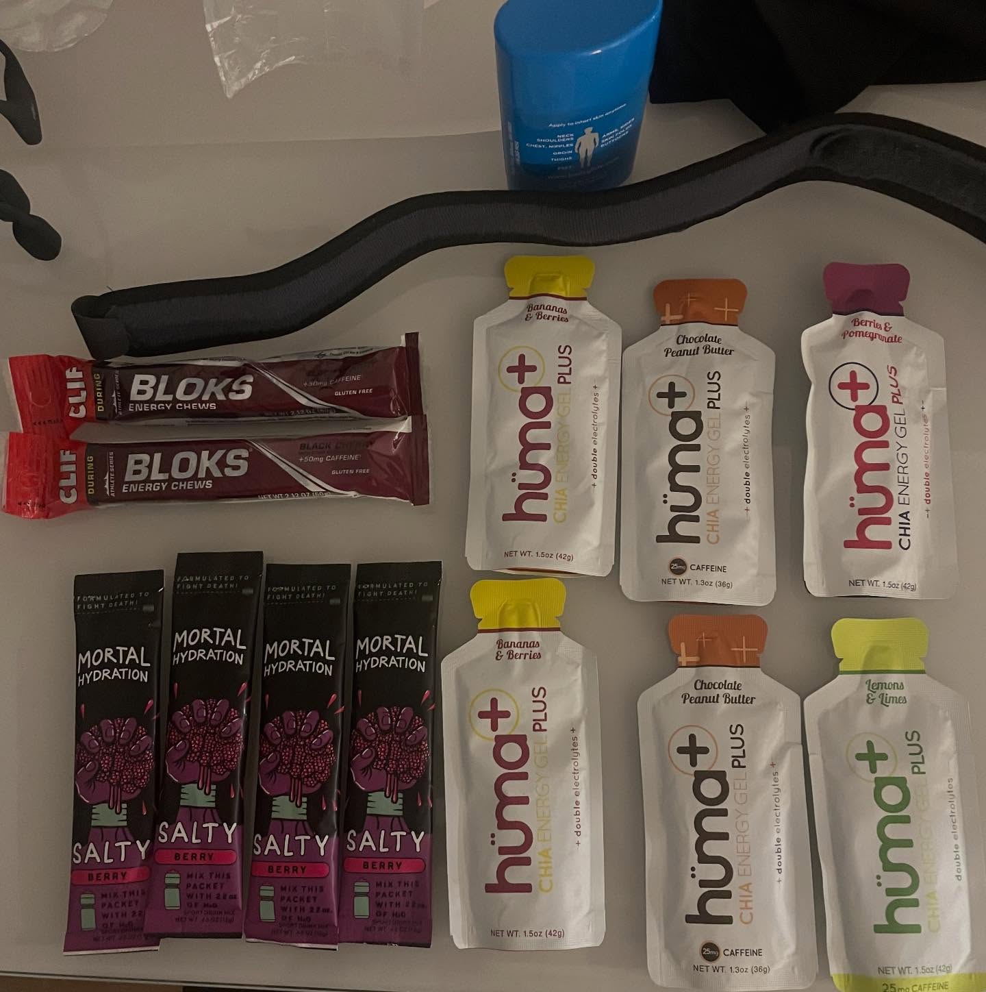 First ultra marathon. Let’s get it. #mortalhydration #humagel #clifblocks #ultramarathon #gladesrunner
