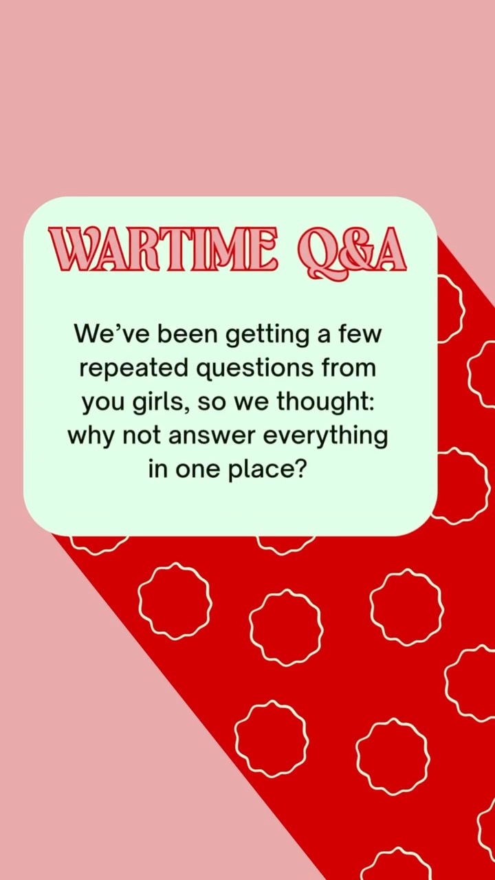 Living in Israel, creating wartime content is sadly always on the bingo card, but we were really hoping we wouldn’t have to play it 😂
Still, you’ve been asking, and we’re answering, because we’re always here for our Bossers. And by “being here,” we also mean giving you cute little discounts whenever we can. Use code GIRLPOWER for 15% off, and check out our SALE page for 20% off and up.
Stay safe, stay close, stay together. Our people are a whole different kind of resilient 🇮🇱💕✨