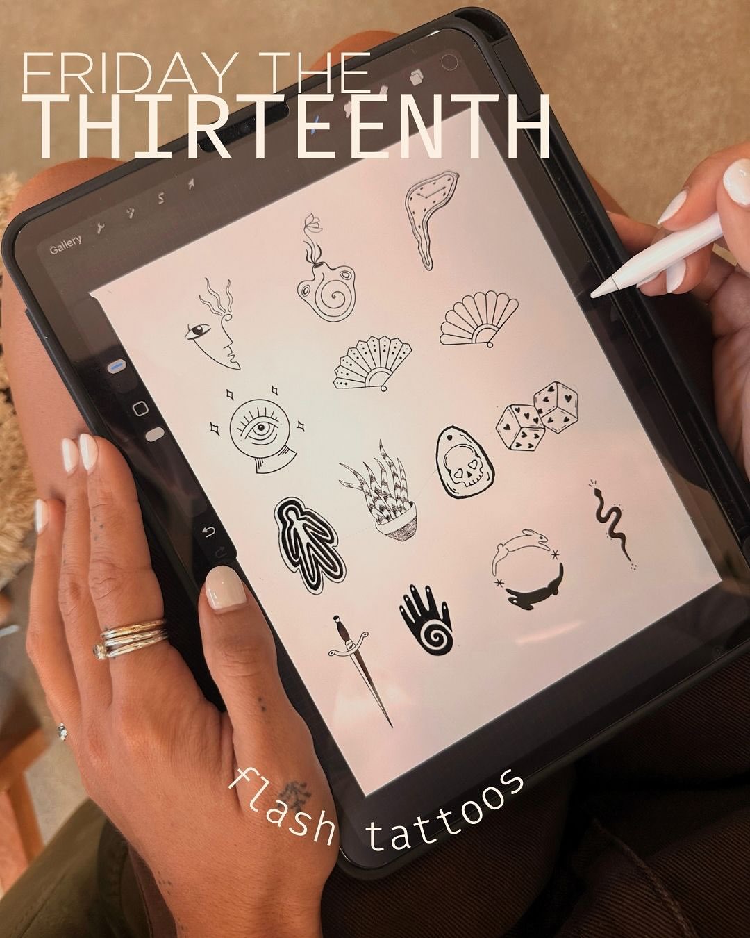 Friday the 13th!!!! 🌜🎲⚔️🌝🌛
📍Thirdeye West Palm Beach
3700 S Dixie Hwy
+ flash tattoos
+ $113 small / $131 large
+ arms and legs only
+ must be 18 y.o. +
BOOK THROUGH THE LINK IN OUR BIO ⚡️