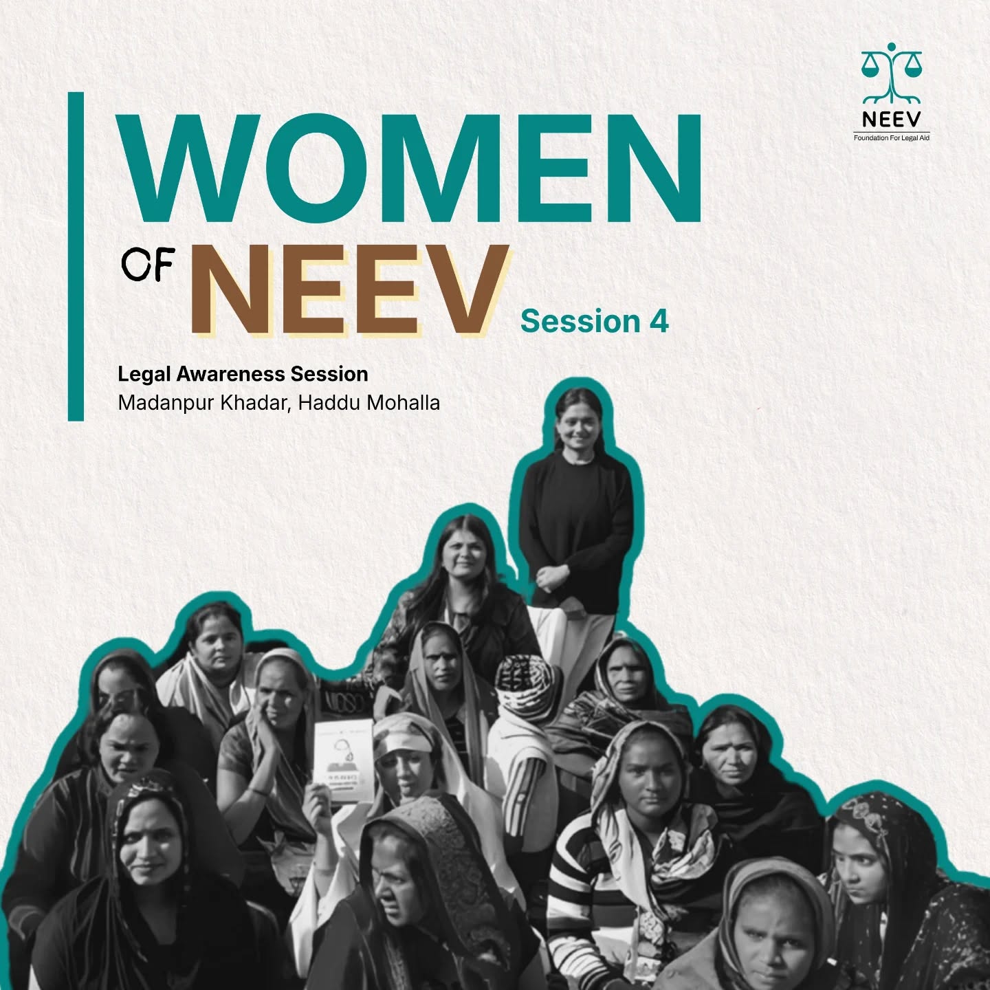 WoN 2.0 | Session 4 | Simran | Madanpur Khadar
In Haddu Mohalla, Madanpur Khadar, Simran — a Cequin and Awaaz Uthao Fellow — brought women together on a terrace for a conversation on domestic violence and legal rights.
What began as a chaotic afternoon with children returning from school soon turned into an engaging discussion as women opened up about their experiences.
For many, the biggest takeaway was learning that they are entitled to free legal aid — something none of them knew before.
Sessions like these remind us that legal awareness creates confidence, support, and choices.
#WomenOfNeev #WoN2 #LegalAwareness #MadanpurKhadar #NeevFoundation
