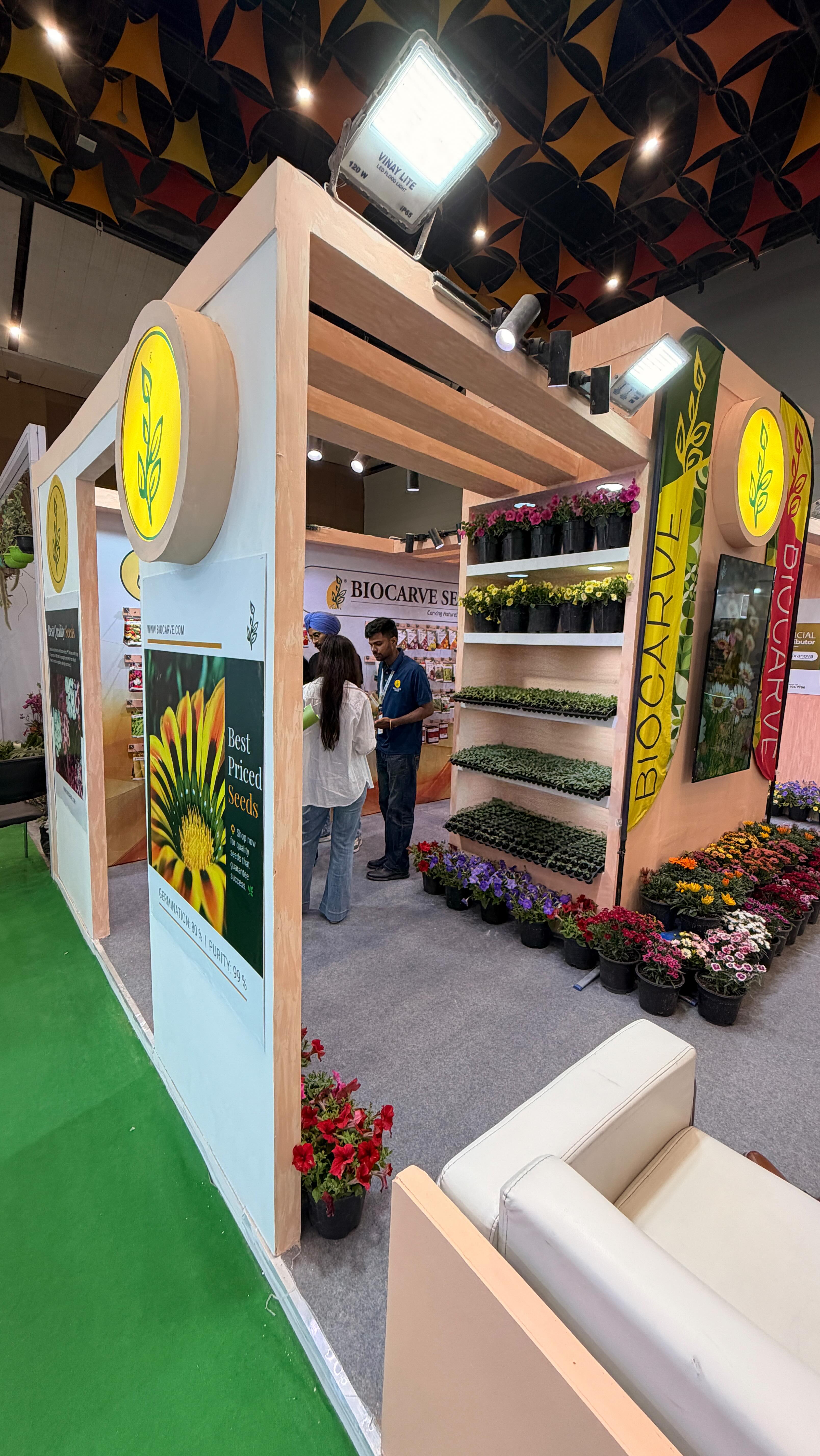 A small glimpse of our Biocarve Seeds stall at Horti India Expo 2026, Delhi. 🌸
Surrounded by vibrant blooms, hybrid flower varieties, and young plants grown with care, it was wonderful meeting growers, nurseries, and horticulture enthusiasts from across the country. Events like these remind us how powerful the world of flowers and plants truly is.
Grateful for all the conversations, connections, and shared passion for horticulture. Looking forward to growing together. 🌱
#BiocarveSeeds #HortiIndiaExpo #HorticultureIndia #FlowerSeeds #hybridflowers