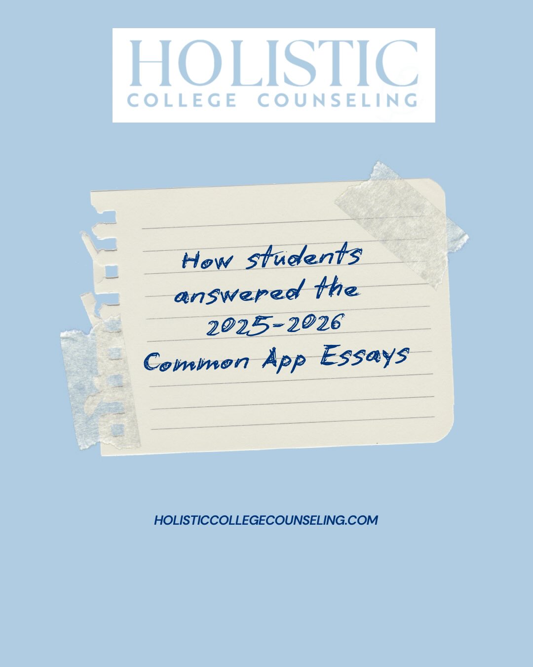 Are you wondering if there is a “best” college essay prompt?There isn’t. In fact, the most popular prompt this last application cycle was as essay of your choice.
What is important is that admissions learns who you are and how you will contribute to campus. They want to get to know you, an authentic essay in your own words is the “best” essay.
Looking for help getting started?
DM me for your free consultation.
#collegeadmissions #collegeplanning #applicationstrategy #commonapp #collegeessay