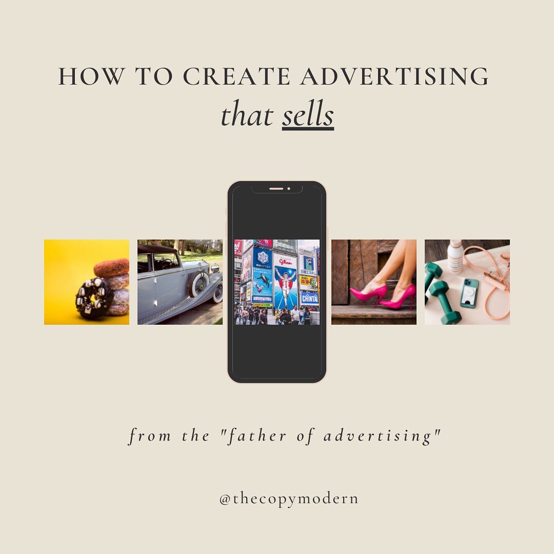 Adapted from Ogilvy & Mather’s magazine ad that circulated in in the 1970’s. It was a one-page, black and white ad with no photos and was incredibly effective!👇🏻
⏰ The ad contains timeless advice, but note the original strategy: Ogilvy & Mather gave away 💥free information💥 and it WORKED. Some people implemented these principles — but even more people started calling Ogilvy and Mather for their marketing needs. According to Ogilvy, this ad (and others like it) created billions of dollars in revenue.
#copywriter #copywriting #sanantoniocopywriter #sanantoniosmallbusiness #salescopywriter #websitecopywriter #marketingtips #onlinemarketing #copywritingtips #copywritingforcreatives #copywriting101 #contentmarketing #contentmarketingtips #copywritingservice #digitalmarketingtips #marketinghelp #writingtips #smallbusinessmarketing #davidogilvy #thefatherofadvertising