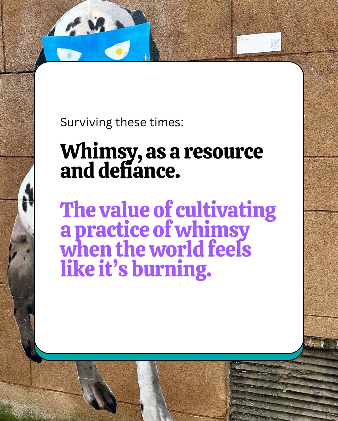Maybe the next post will be on the value of being a silly goose. Who knows. Either way, hope this interrupts your feed with something a different ✨ Off to sing to my plants now 🪴
#therapy #whimsy #neuroqueer