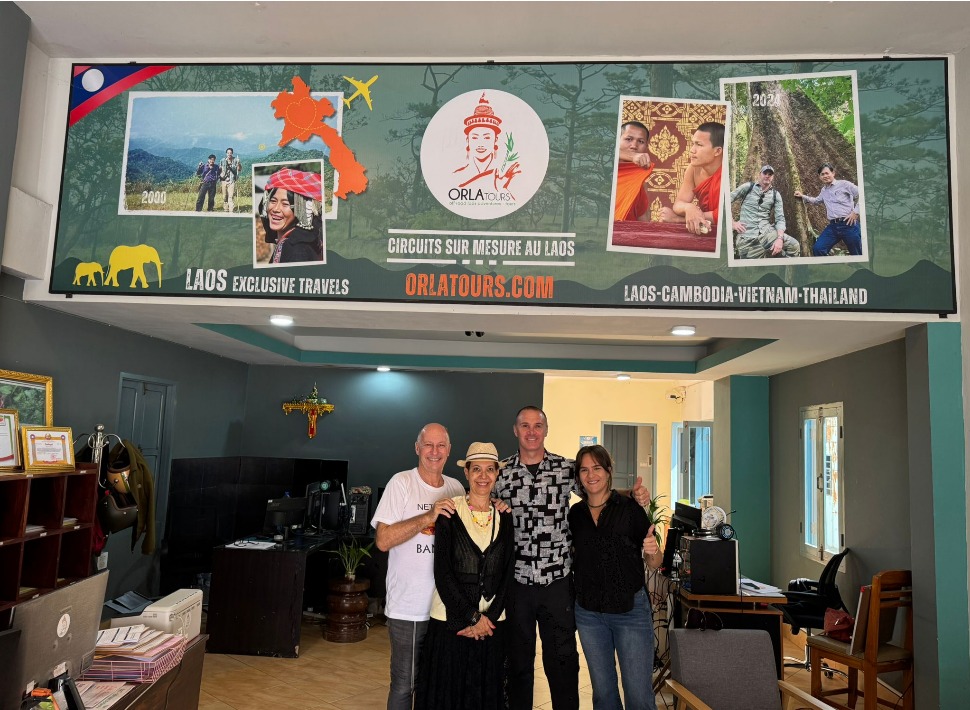 ✨ Merci pour votre confiance ✨
Merci à Patrice et Marion d’avoir choisi ORLA Tours pour organiser leur voyage au Laos 💛
Créer du sur-mesure, c’est écouter, comprendre et transformer un projet en expérience mémorable.
Depuis Luang Prabang, notre équipe locale conçoit des voyages authentiques, humains et parfaitement orchestrés.
Envie de vivre la même expérience ?
👉 Lien pour créer votre projet personnalisé : https://www.offroadlaosaventures.fr/creer-son-circuit-sur-mesure-laos
#Laos #VoyageLaos #VoyageSurMesure #OrlaTours #LuangPrabang #TravelAsia #AuthenticTravel #Indochine