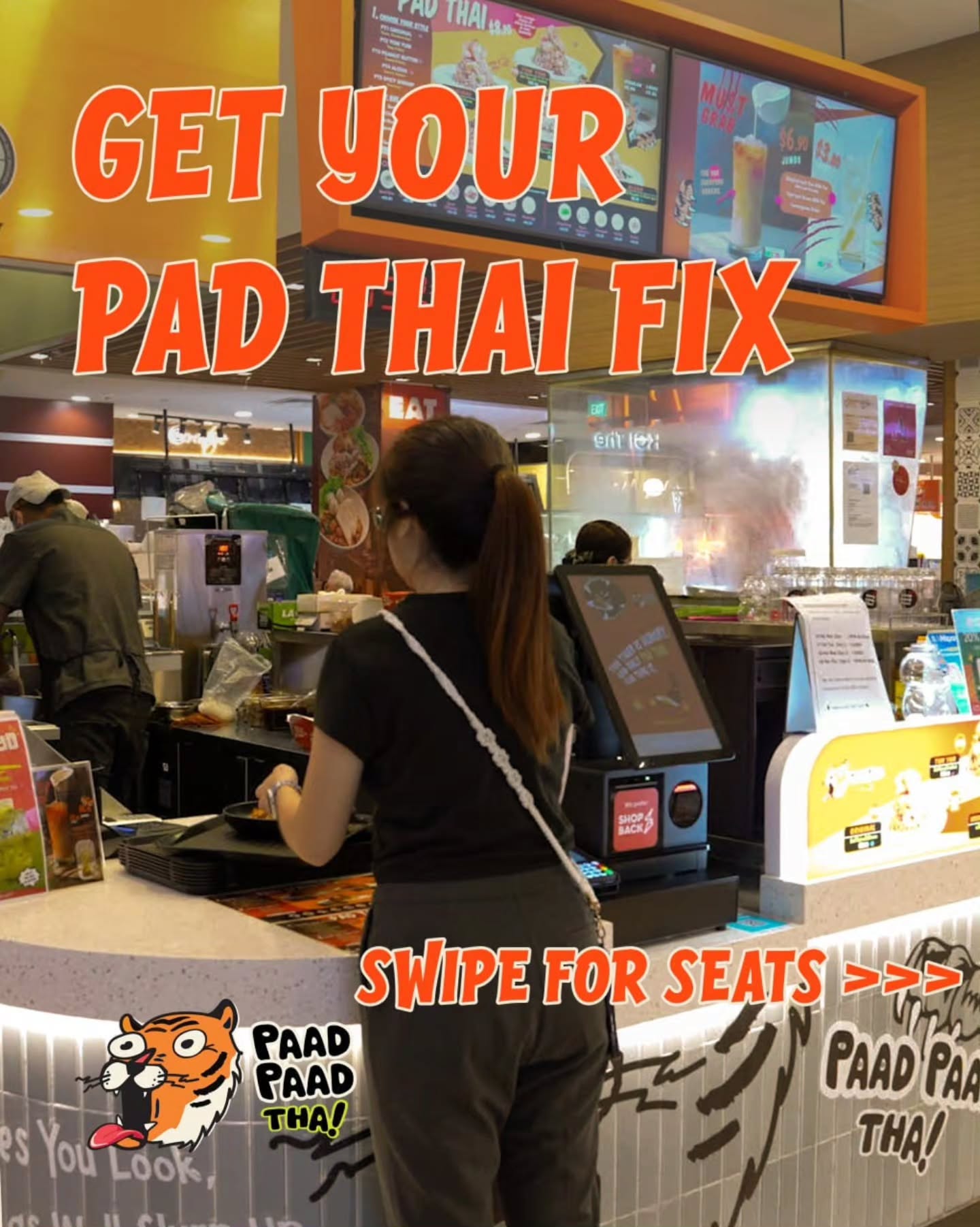 ๐ Got your Pad Thai fix but no seats? SWIPE >>>
Just walk across to Saap Saap Thai โ our affiliate brand directly opposite.
Grab a seat, enjoy your Pad Thai, and pair it with authentic Thai milk tea or green milk tea ๐ง๐
Easy. Simple. Shiok. ๐น๐ญโจ
#thaifood #padthai #sgfoodie #sgfood #halalfood