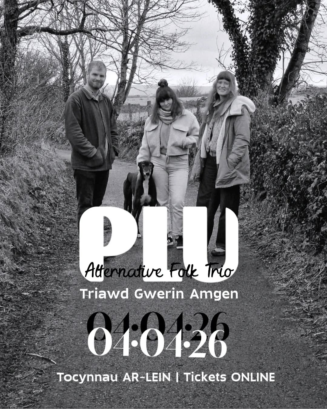 Triawd gwerin amgen / Alternative folk trio
Ymunwch a ni am noson o gerddoriaeth gwerin-pop cymraeg yn y Caffi gyda Elan, Marged a Gwilym Bowen Rhys!
Join us for an evening of welsh pop-folk music in the Cafe!
Drysau'n agor am 6.30yh, cychwyn am 7yh.
Diodydd poeth ag oer, a chacennau cartref ar gael i brynnu drwy gydol y noswaith.
Doors open at 6.30, Music starts at 7pm.
Hot & cold drinks, and homemade cakes will be available to purchase during the evening.
*Nifer cyfyngiedig o seddi, prynnwch eich tocyn ar-lein oflaen llaw (ni fydd tocynnau ar gael ar y drws)
*Limited seating, please make sure to purchase your tickets online beforehand (no tickets at the door)
Rhannwch a ffrindia a theulu! Share with friends and family!
The event is run by volunteers and any funds made are put back into the project - thank you for your support always.