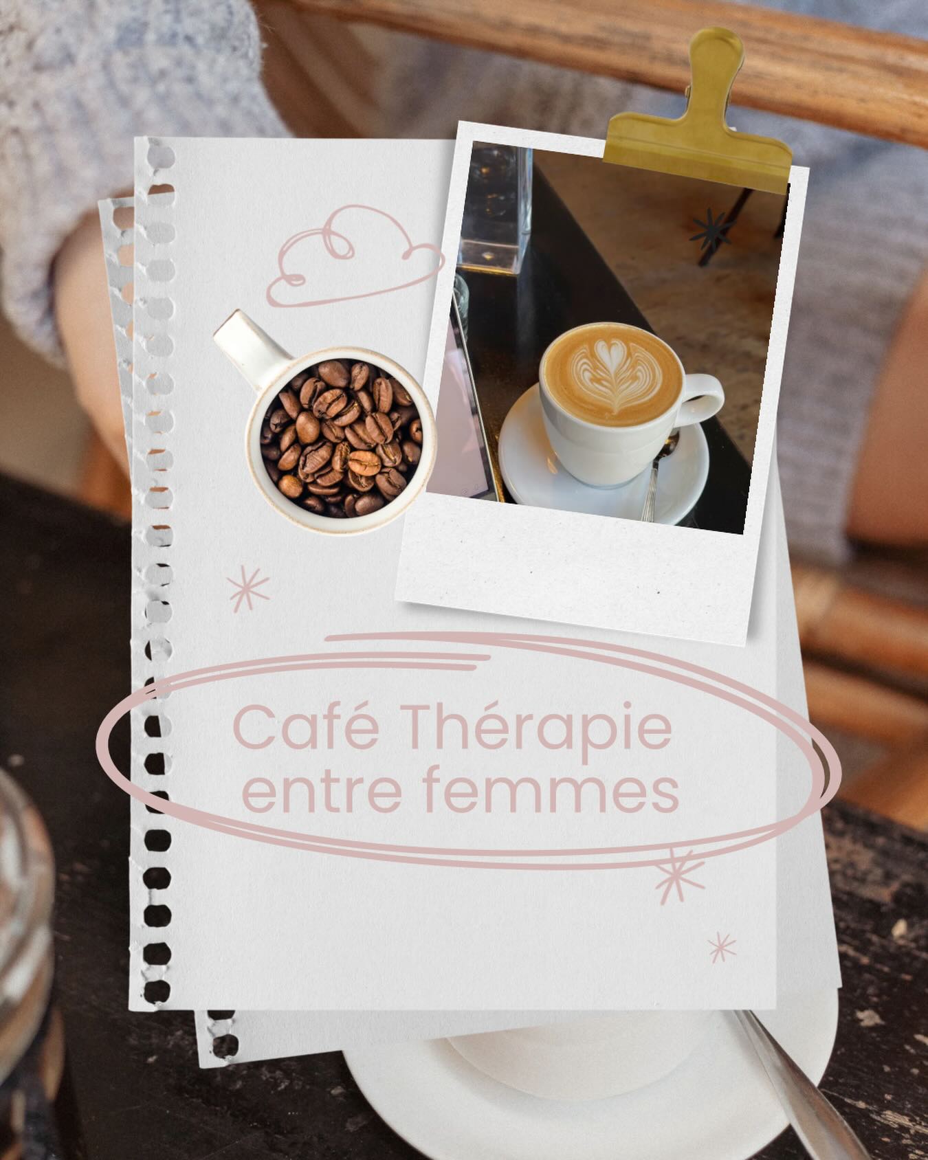 ✨ Nouveau rendez-vous à Aix-en-Provence
Je lance les Cafés Thérapie, des rencontres entre femmes autour de thématiques de vie qui nous concernent toutes.
Un moment pour :
🤍 partager librement
🤍 prendre du recul
🤍 mieux comprendre ce que l’on traverse
🤍 se sentir écoutée et soutenue
Dans un cadre chaleureux et confidentiel, nous abordons différentes thématiques qui résonnent dans nos vies.
📍 Aix-en-Provence
☕ Places limitées
Les premières dates arrivent très bientôt.
💌 Envoyez-moi un message privé pour être informée en priorité.
#cafetherapie
#therapieaufeminin
#aixenprovence
#femmesaix
#psychopraticienne