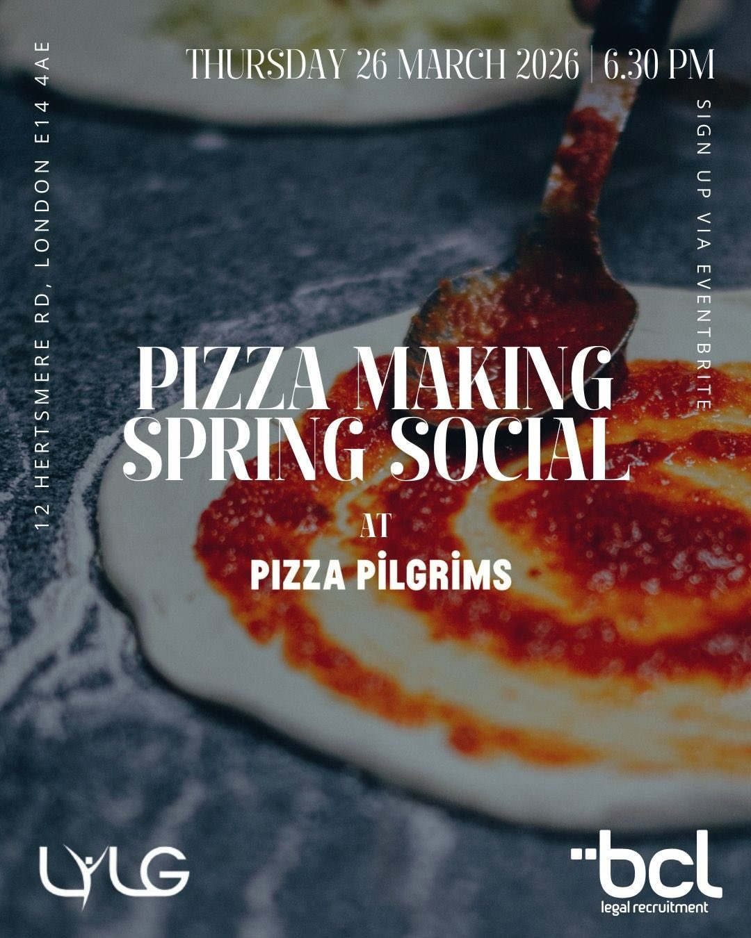 Join us on Thursday 26 March for a ‘Dough It Yourself’ pizza masterclass at Pizza Pilgrims, in collaboration with @bcllegallife ! 🍕 Tickets available now via the link in our bio. Spaces are limited, so don’t miss out!