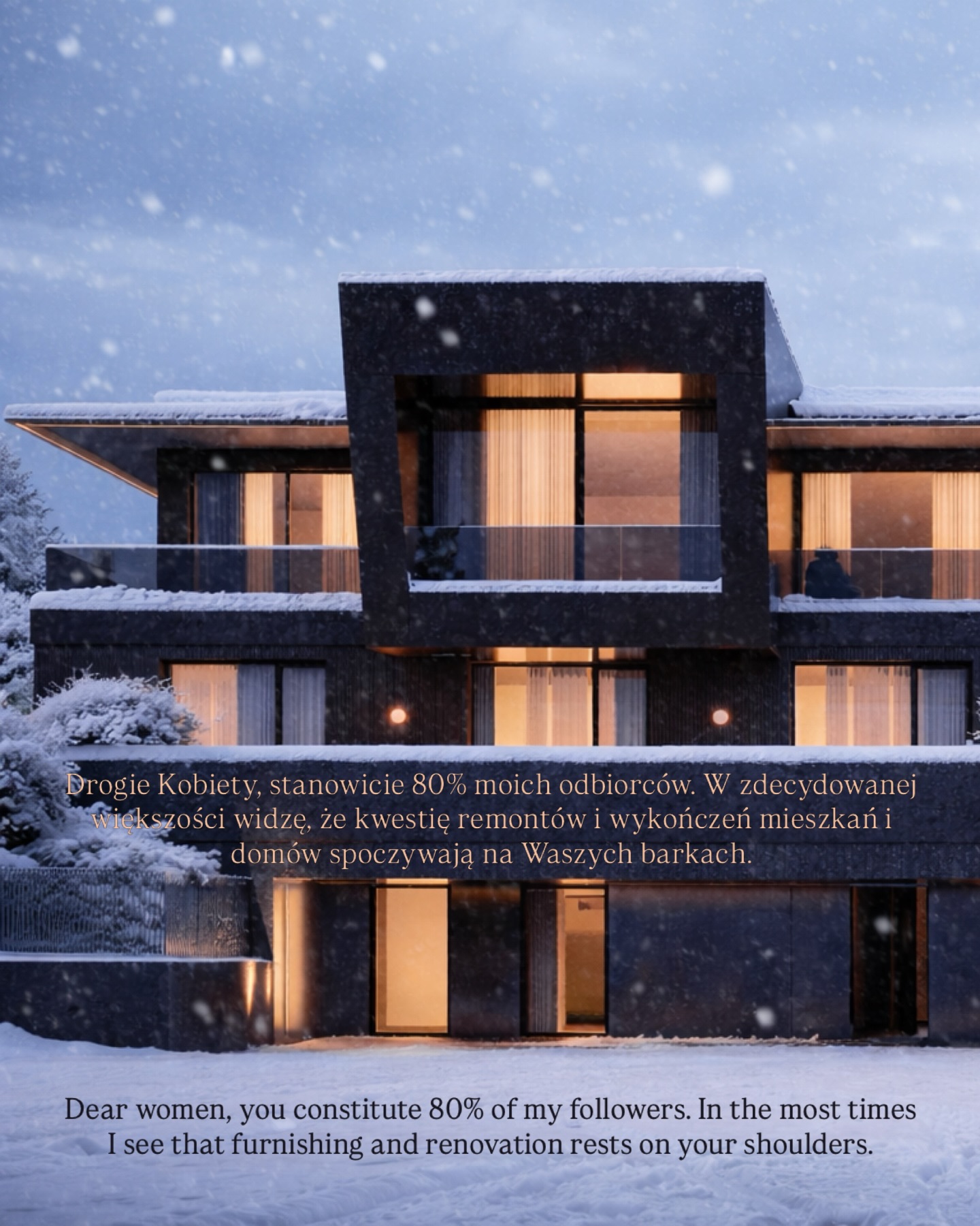 Dear women, what you do regards your homes is incredible! It’s time to appreciate that! 🖤
Drogie kobiety, to jaką pracę wykonujecie wykańczając Wasze domy jest niezwykle! Czas to docenić! 🖤
#womensday #womanownedbusiness #womendesigners #interiordesign #home