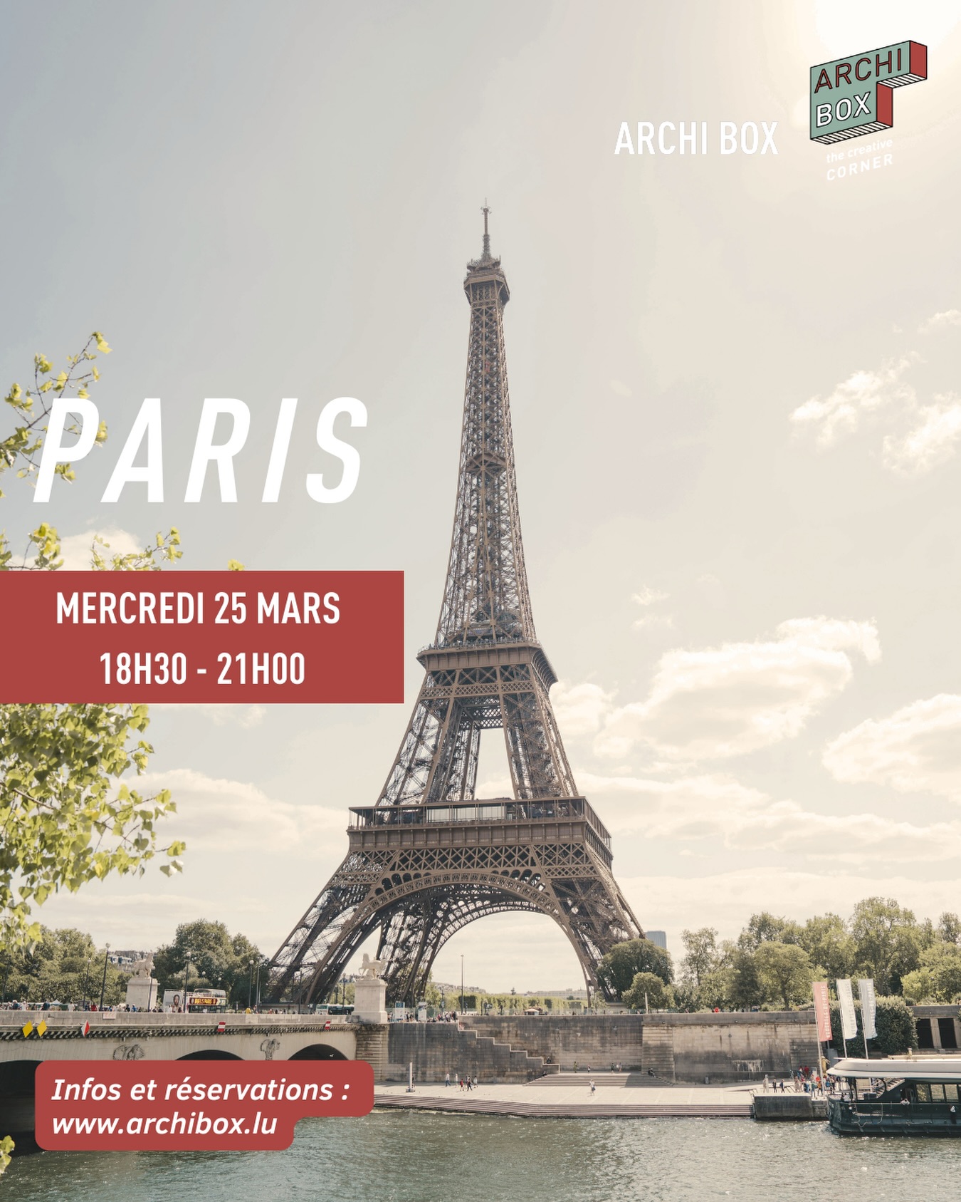 Archi Box arrive à Paris !
Architectes, architectes d’intérieur, designers et fabricants se retrouveront à Paris pour une nouvelle édition d’Archi Box dédiée aux rencontres professionnelles dans le secteur de l’architecture et du design.
Un format de speed-dating pensé pour favoriser des échanges directs entre prescripteurs de projets et marques.
Une soirée d’inspiration, de découvertes et de rencontres.
Architectes et professionnels du design, quelques places sont encore disponibles !
#Archibox #Architecture #ArchitectureEvents #ArchitextureNetworking #DesignCommunity