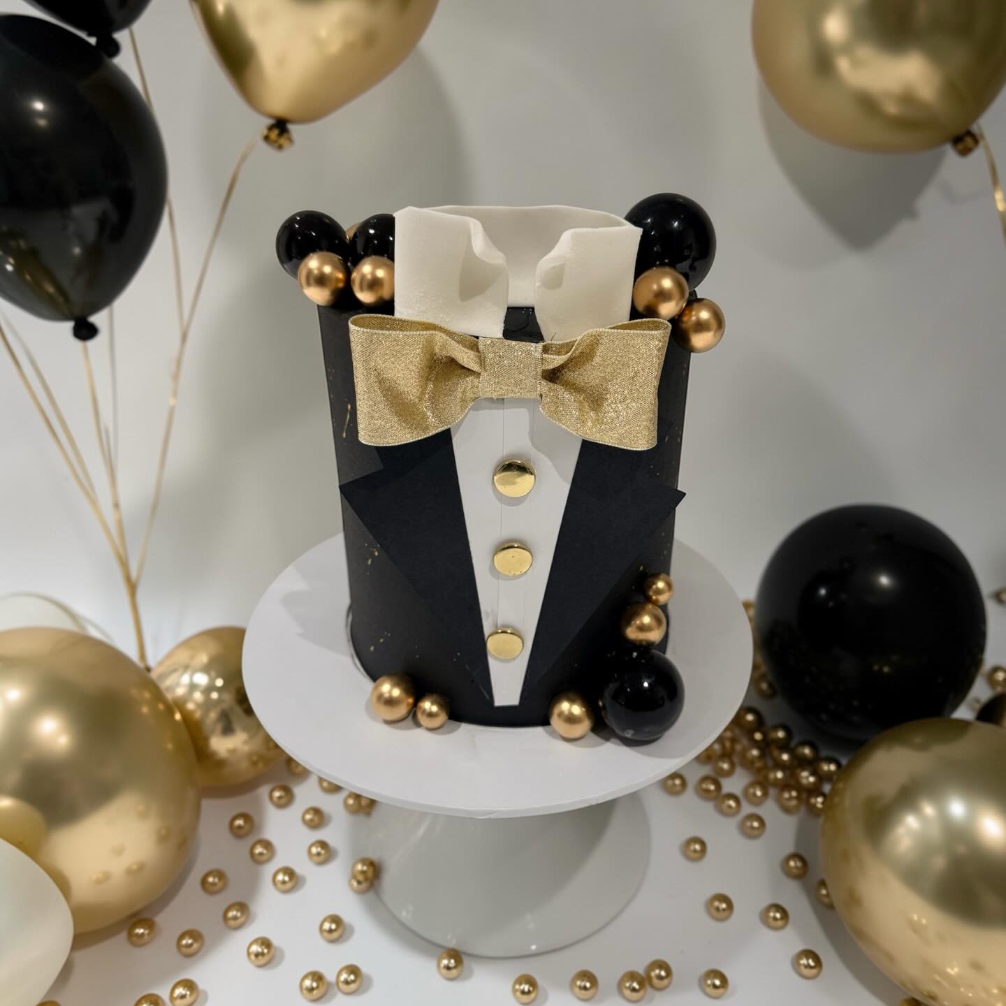 So many Celebration cakes going out at the mo, Love this one as so different, Thank you to @thecustomcraftingco for helping me with the tux 🤵 x