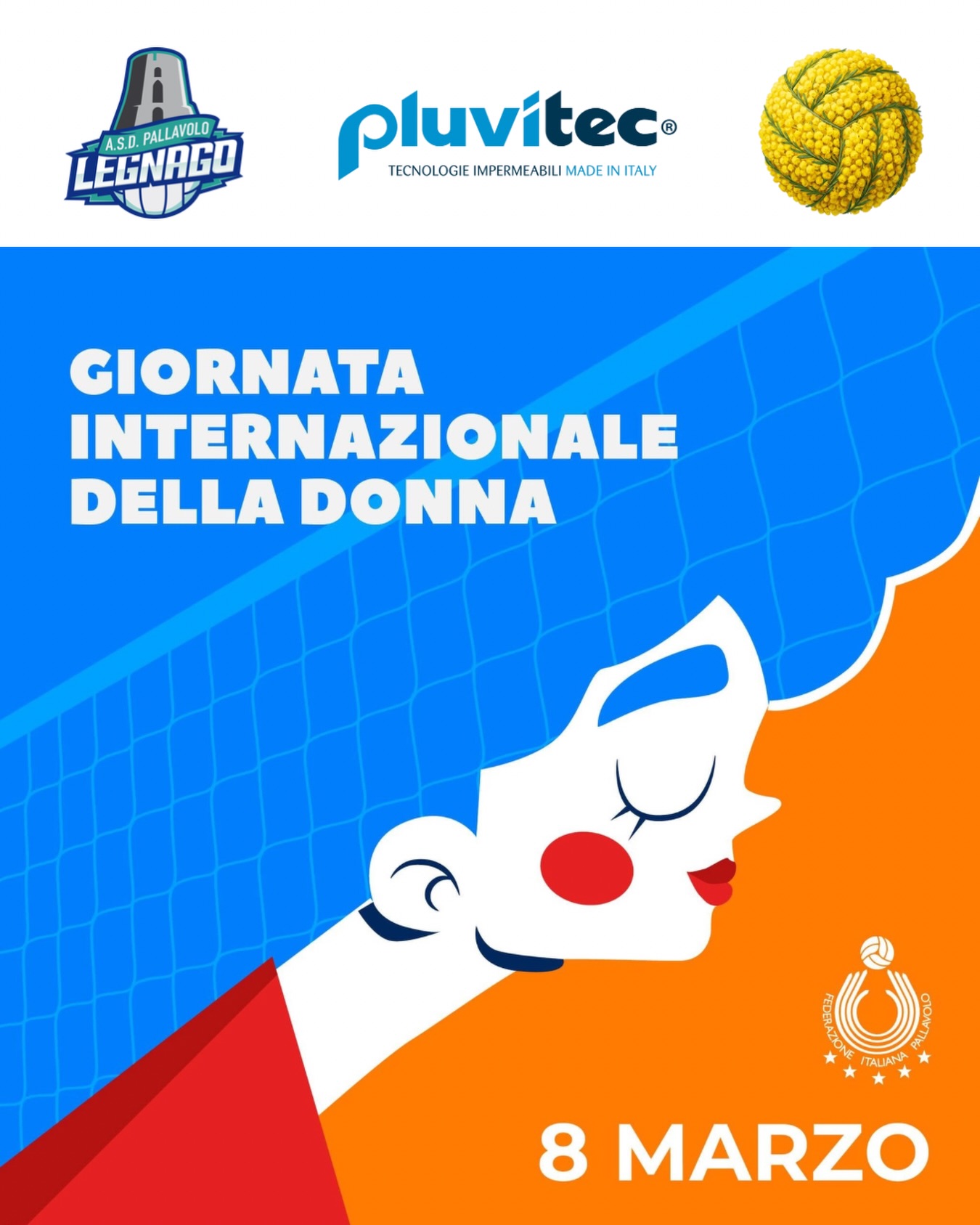 🌸 8 Marzo – Festa della Donna 🌸
Oggi celebriamo la forza, la passione e la determinazione di tutte le donne.
Nel nostro sport, come nella vita, ogni giorno vediamo cosa significa davvero fare squadra: impegno, sacrificio, sostegno reciproco e la voglia di superare ogni limite. Le nostre atlete portano in campo non solo talento, ma anche carattere, coraggio e cuore.
A tutte le ragazze e le donne che fanno parte della nostra società, atlete, allenatrici, dirigenti, volontarie e tifose, va il nostro grazie.
Buona Festa della Donna a tutte! 💛🏐
#8Marzo2026 #FestaDellaDonna #asdpallavololegnago