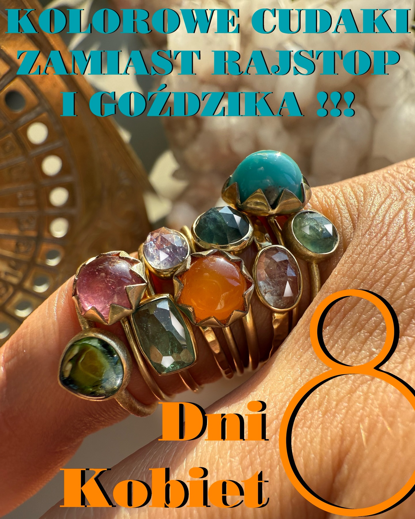 Dzieńdoberek drogie Panie! 🌷
I Panowie oczywiście! 😎
8. Marca trwa u mnie CAŁE 8 DNI
🌷🌷🌷🌷🌷🌷🌷🌷
WSZYSTKIE CUDAKI DO WZIĘCIA w tym czasie w cenach o 20% niższych 🔥
Czeka na Was spora garść pierścionków i wisiorków gotowych i dostępnych od ręki 👏
To świetna okazja aby sprawić sobie wyjątkowy prezent. A dla spóźnialskich - aby jeszcze zasłużyć na buziaka 😏
Oferta aktualna tylko na Instagramie i Facebooku, w dniach 8.03 - 15.03 włącznie!
Po prostu napisz do mnie aby uzyskać więcej informacji o biżuterii dostępnej w ofercie 🤗📮💍👌✨
:::
Dzień Kobiet nie powinien trwać tylko jeden dzień 🌷
Życzę Wam Drogie Panie codziennie i niezmiennie pełnego rozkwitu, niczym zbliżająca się wiosna. W każdej roli i w każdym wydaniu, które uznacie za właściwe dla Was 💪
Zrozumienia, docenienia, poszanowania z zewnątrz, a wewnętrznie samych uniesień, radości tworzenia, spełnienia i błogiego spokoju 😌
I niech Wam się darzy, w każdym wymiarze i aspekcie życia!
Oczywiście również w biżuterii 😎💍💍💍✨
🌷🌷🌷🌷🌷🌷🌷
:::
.
.
.
.
.
#bartoszciba #bartoszcibajewelry #dzieńkobiet #dzieńkobiet2026 #dzienkobiet