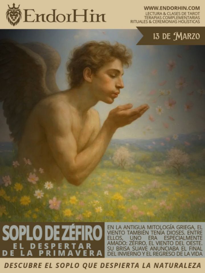 🌬️ En la antigua Grecia, incluso el viento tenía dioses.
Entre ellos había uno especialmente querido: Zéfiro, el viento del oeste.
Su brisa suave anunciaba el final del invierno, el florecimiento de los campos y el regreso de la vida.
Por eso, cerca del equinoccio de primavera, alrededor del 13 de marzo, se recordaba su presencia como el soplo que despierta la naturaleza.
Un dios invisible que movía flores, inspiraba poesía y hasta aparece en una de las pinturas más famosas del Renacimiento.
Desliza el carrusel y descubre la historia del viento que trae la primavera.
🌸🌬️
.
.
.
.
.
.
.
#CalendarioPagano #MitologiaGriega #Astrologia #Tarot #Historia