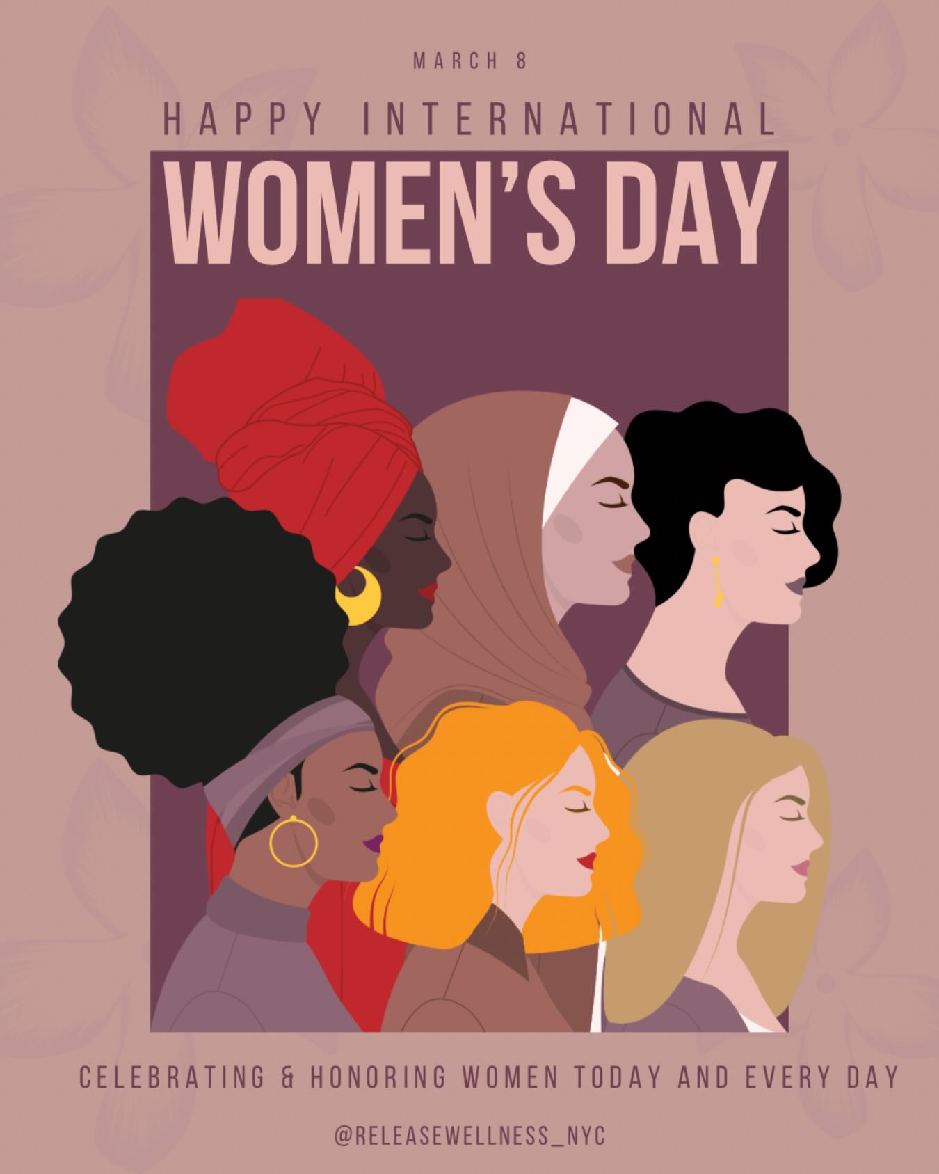 Today, and every day, let’s raise our voices in celebration of the power and resilience that define women around the world. Together, we stand stronger! 🌹
On behalf of the team at Release Wellness NYC, happy international women’s day 💕✨💐
#WomensDay #Empowerment #CelebrateWomen”