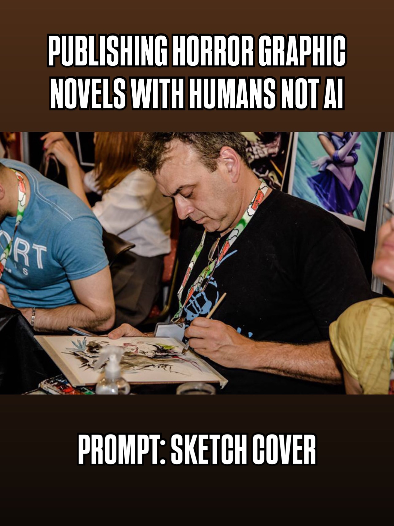Publishing Horror Graphic Novels without AI.