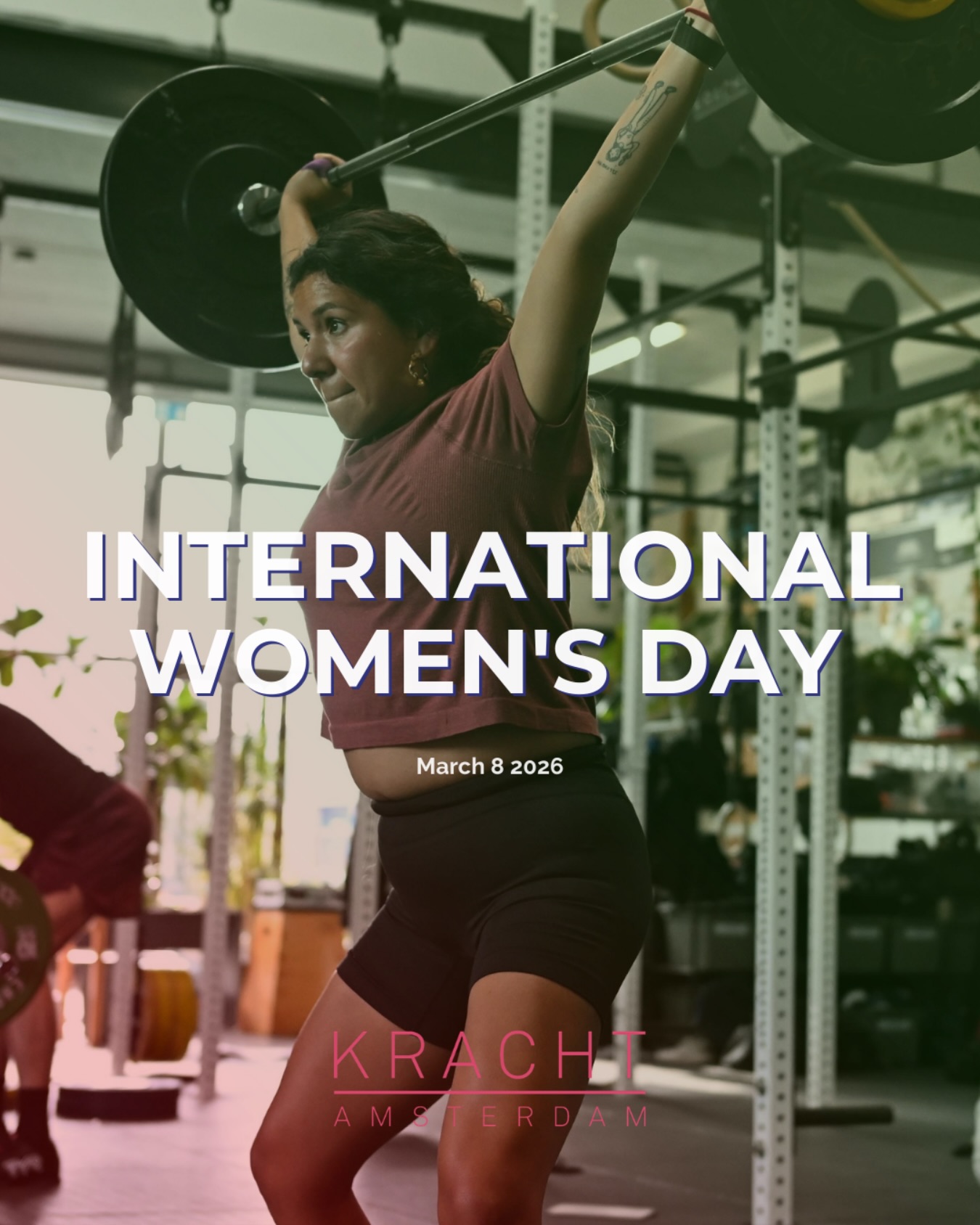 Today we celebrate the women of Kracht 👸
The ones who show up early, lift heavy, try again after a failed rep, cheer for each other, and keep raising the standard on the gym floor. Your strength and determination inspire the entire community every day.
Happy International Women’s Day. 🤍
#internationalwomensday #krachtcommunity #womenwholift #strongertogether #amsterdamfitness