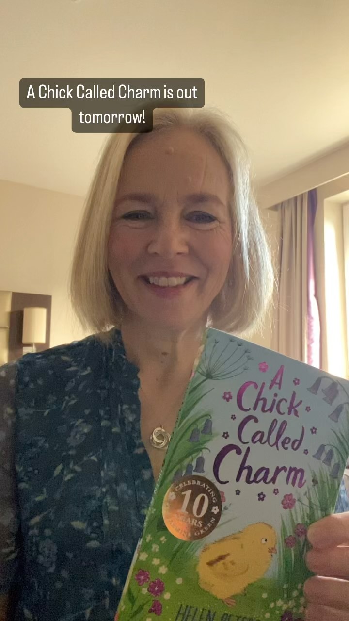Greetings from the Premier Inn in Tiverton! I’m speaking to lots of children at @tivbookfest today about A Chick Called Charm, the new book in the Jasmine Green series by me and @snowdon_illo which is published tomorrow by @nosycrow.