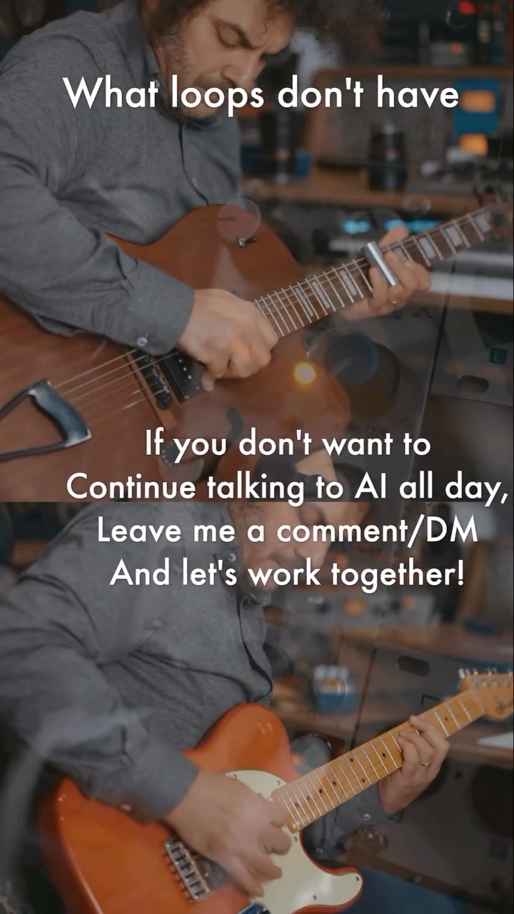 Call me old fashioned, but i don’t think anything can surpass the genuine human touch in music. It’s true for using loops & samples and it’s true for using AI. They can both sound amazing, but who wants to live in a world where all the music is made by them?… something to think about ! #loops #musicproducer #recordingstudio #aimusic #instruments