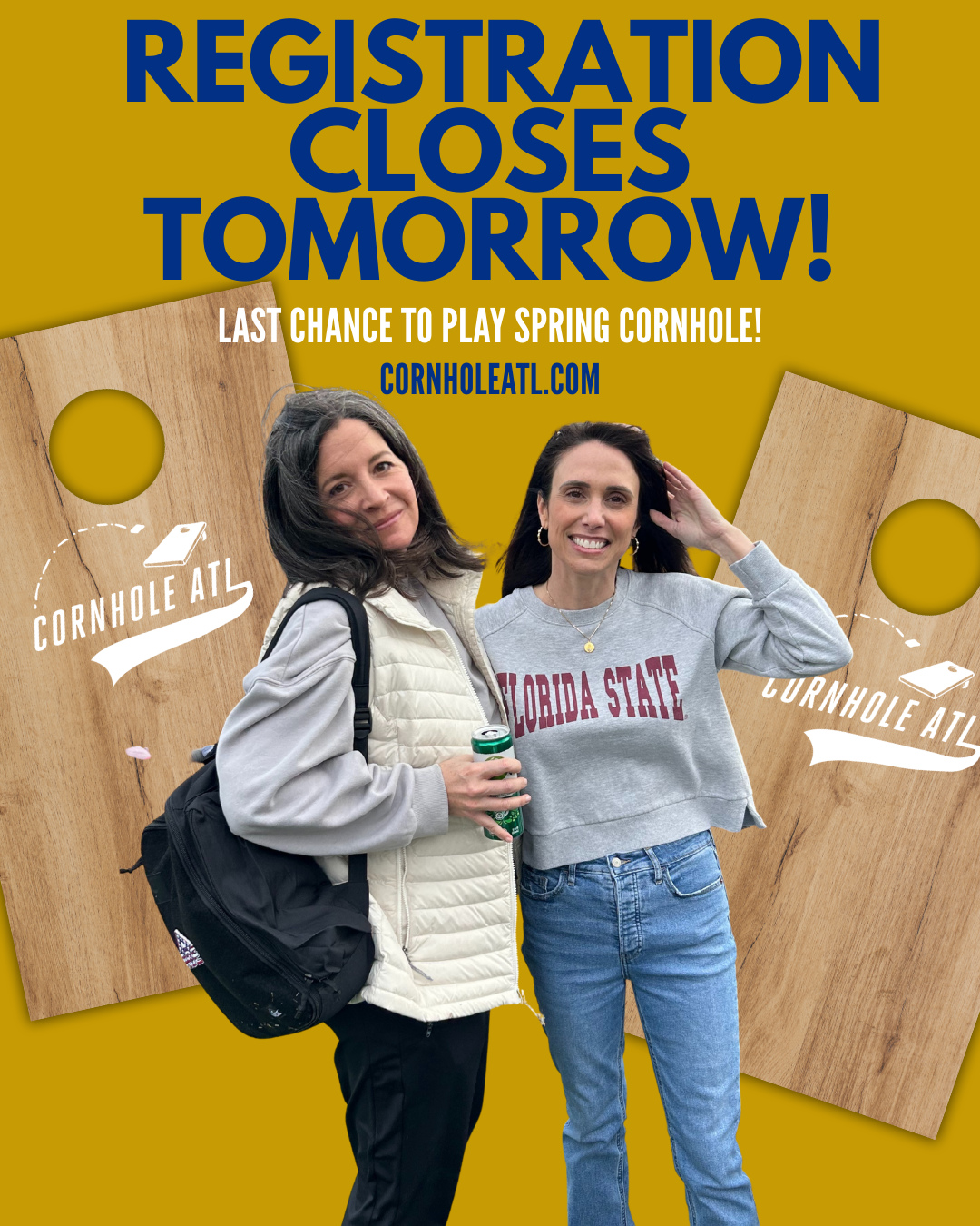 Registration closes TOMORROW! We can't wait to tailgate this spring. โ๏ธ๐บ