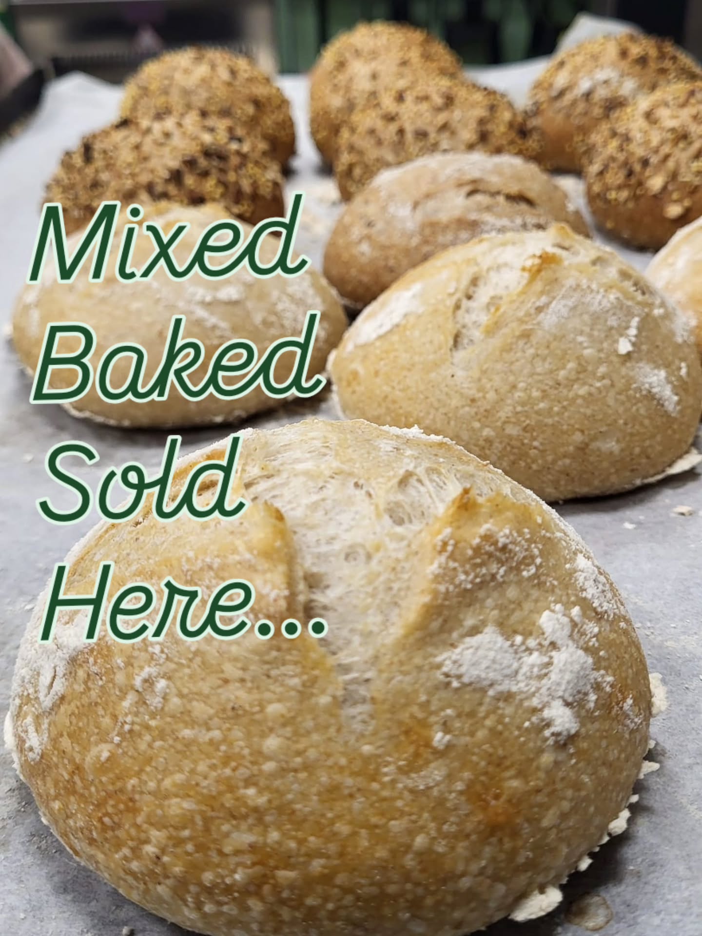 Want a nice fresh roll for your lunch!!! We have a big selection!!! Sourdough Rolls!!! Slow fermentation, real sourdough! #suportlocal #sourdoughrolls #madefromscratchwithlove❤️ #familybakery #artisanbakery