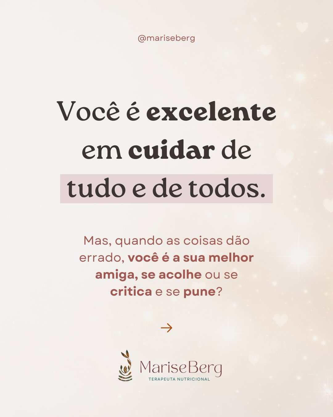Como você se trata quando falha na dieta?
Quando não vai à academia?
Quando não faz aquela receita que planejou?
A maioria das pessoas acredita que a autocrítica gera disciplina.
Na prática clínica, observo o contrário: quanto mais rígida é a voz interna, maior o estresse.
E estresse causa inflamação. 🔥
Inflama o corpo, inflama o cérebro, altera o discernimento e favorece o comer automático.
Falhar nem sempre é falta de força de vontade.
Pode ser um sistema nervoso paralisado que, sob ameaça, procrastina. 🧠
Uma abordagem alternativa é a Autocompaixão — que não é se dar uma “molezinha”.
É criar segurança interna para sustentar constância.
É sair da guerra e entrar no cuidado. 🌿
Se você já percebeu que até sabe o que fazer, mas não consegue manter, talvez o que precise mudar não seja o plano alimentar — e sim a forma como você se trata nos altos e baixos desse percurso, além de cultivar uma motivação lúcida e sustentável.
No dia 21 de março vou conduzir uma imersão sobre Autocuidado pelo Ayurveda e Autocompaixão. ✨
Um encontro para compreender o que bloqueia o autocuidado e aprender caminhos mais estáveis para sustentar hábitos de saúde.
Se quiser receber as informações, escreva AUTOCUIDADO nos comentários ou me envie uma mensagem.
#Autocuidado #Autocompaixão #ComerEmocional #EstresseEInflamação #NutriçãoConsciente