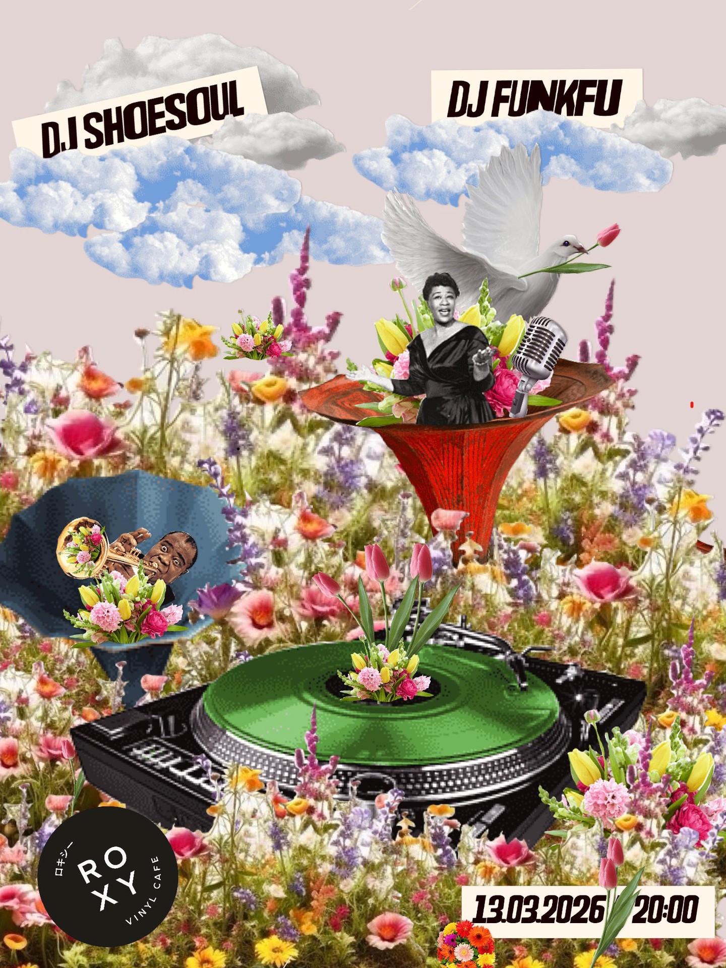 Roxy Vinyl Friday / DJs Shoesoul & FunkFu
Freitag, 13. März 2026, 21:00
Gratis Eintritt!
Un bouquet de sons printaniers pour un monde en paix!
@shoesoul_rhythmtime + @basileus0815
#roxyvinylcafe #vinylcafe #musicbar #listeningbar #vinyl #winterthur